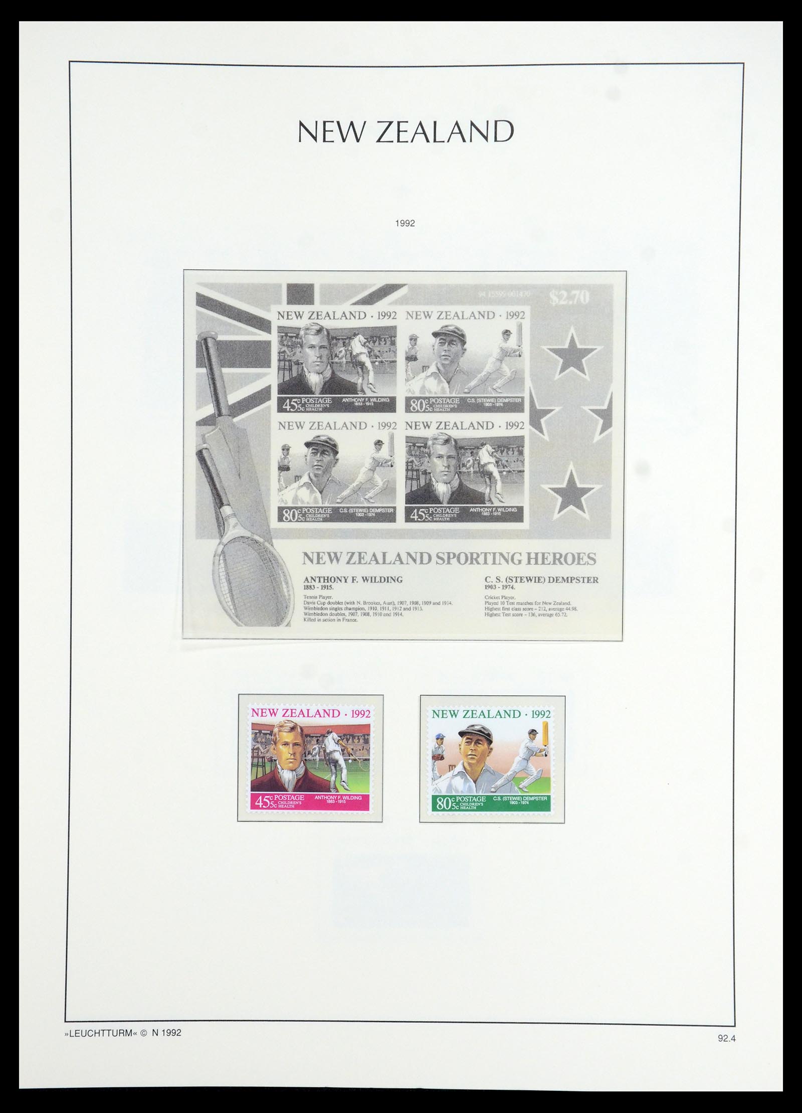 35776 151 - Postzegelverzameling 35776 Nieuw Zeeland 1858-1994.