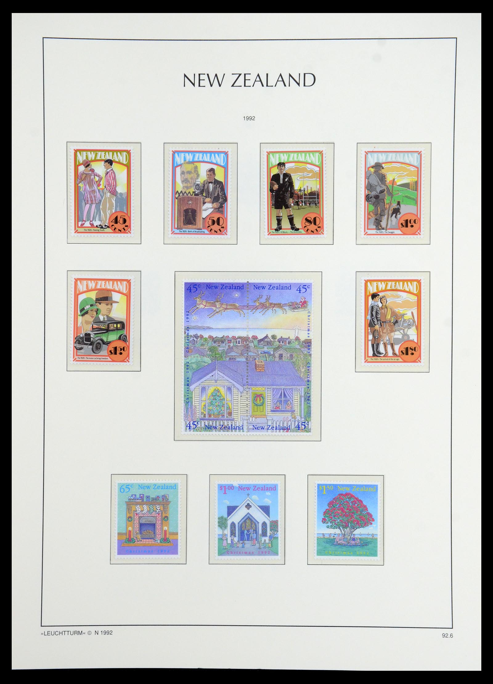 35776 153 - Postzegelverzameling 35776 Nieuw Zeeland 1858-1994.