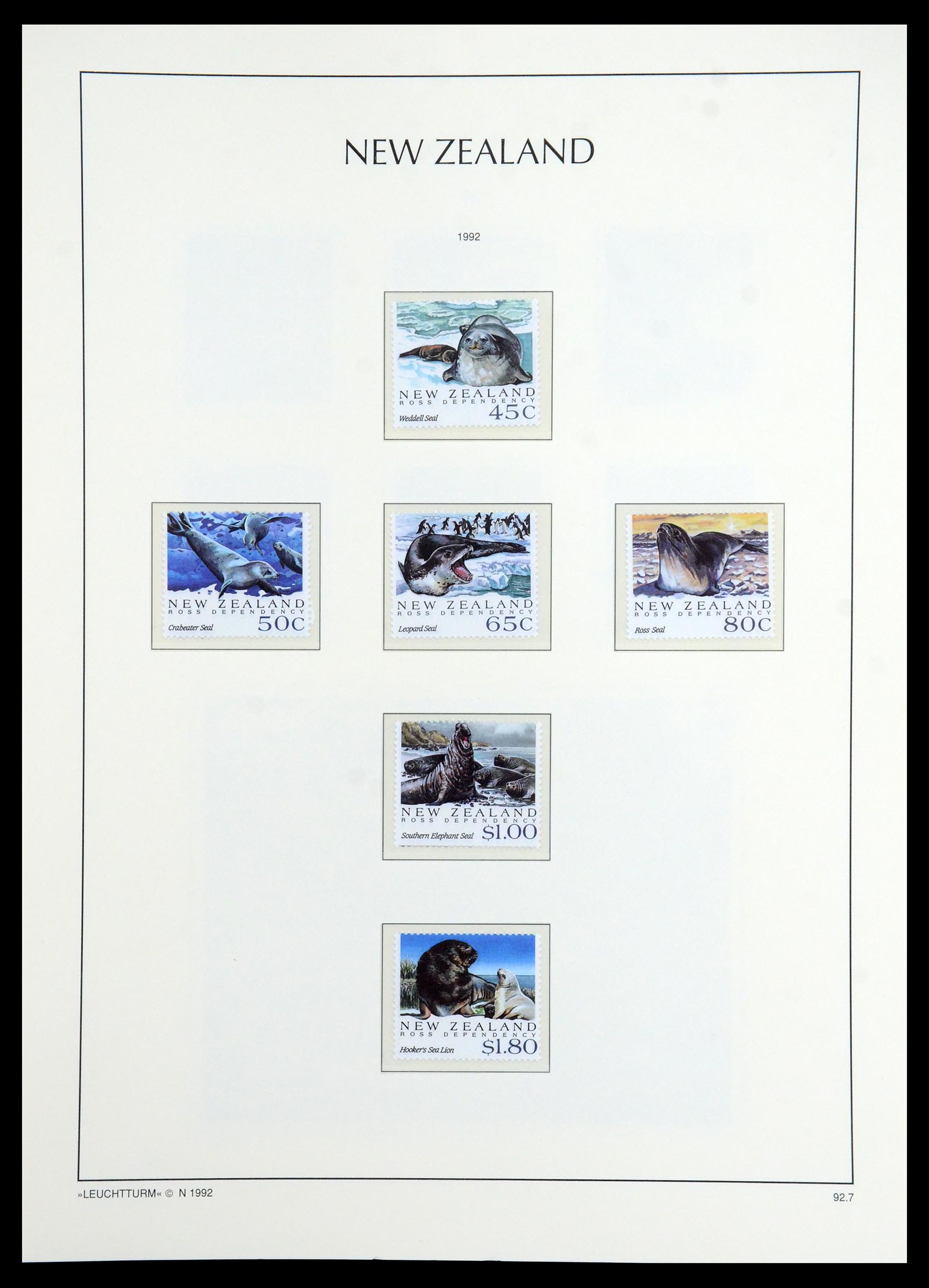 35776 154 - Postzegelverzameling 35776 Nieuw Zeeland 1858-1994.