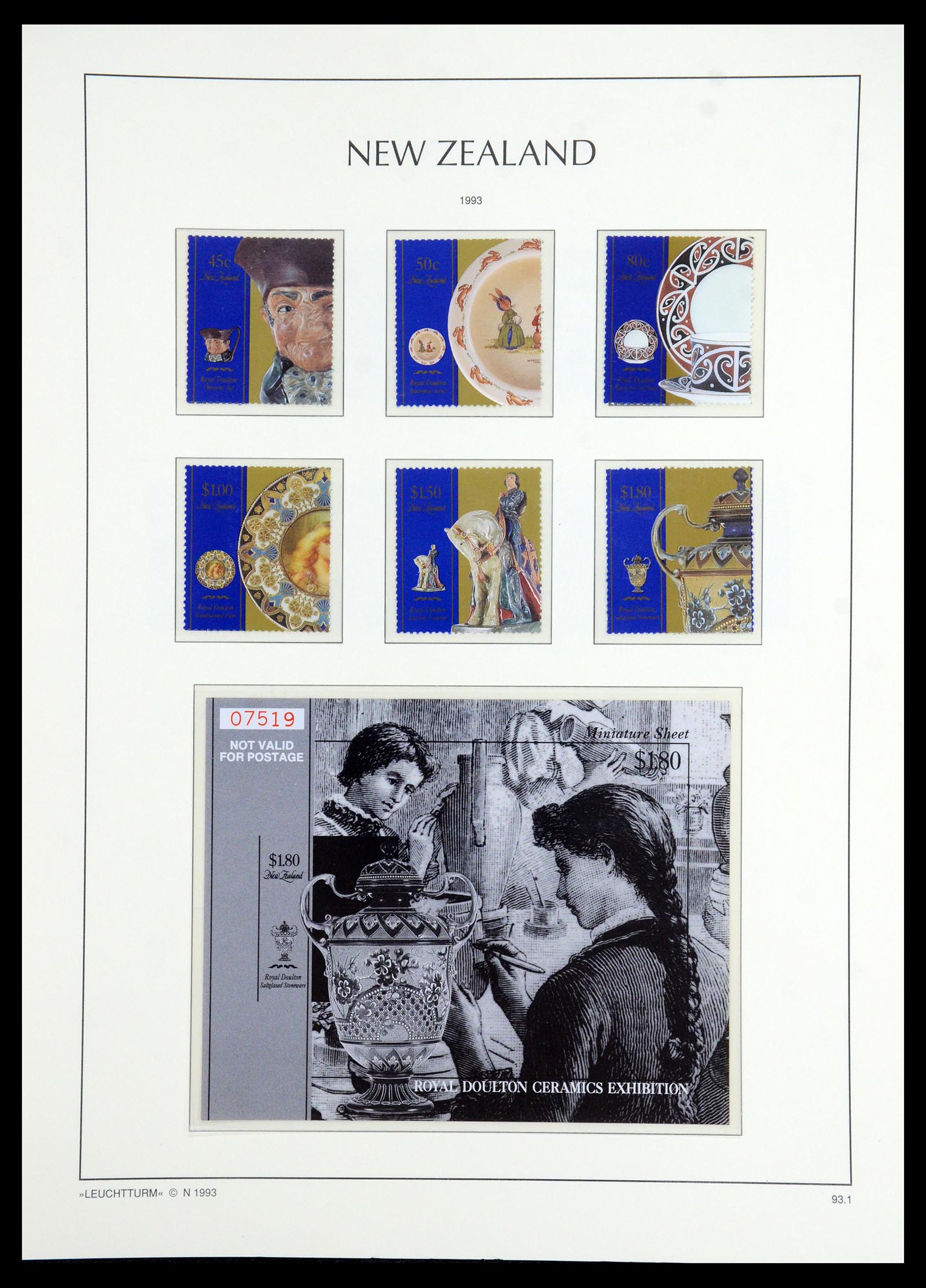 35776 155 - Postzegelverzameling 35776 Nieuw Zeeland 1858-1994.