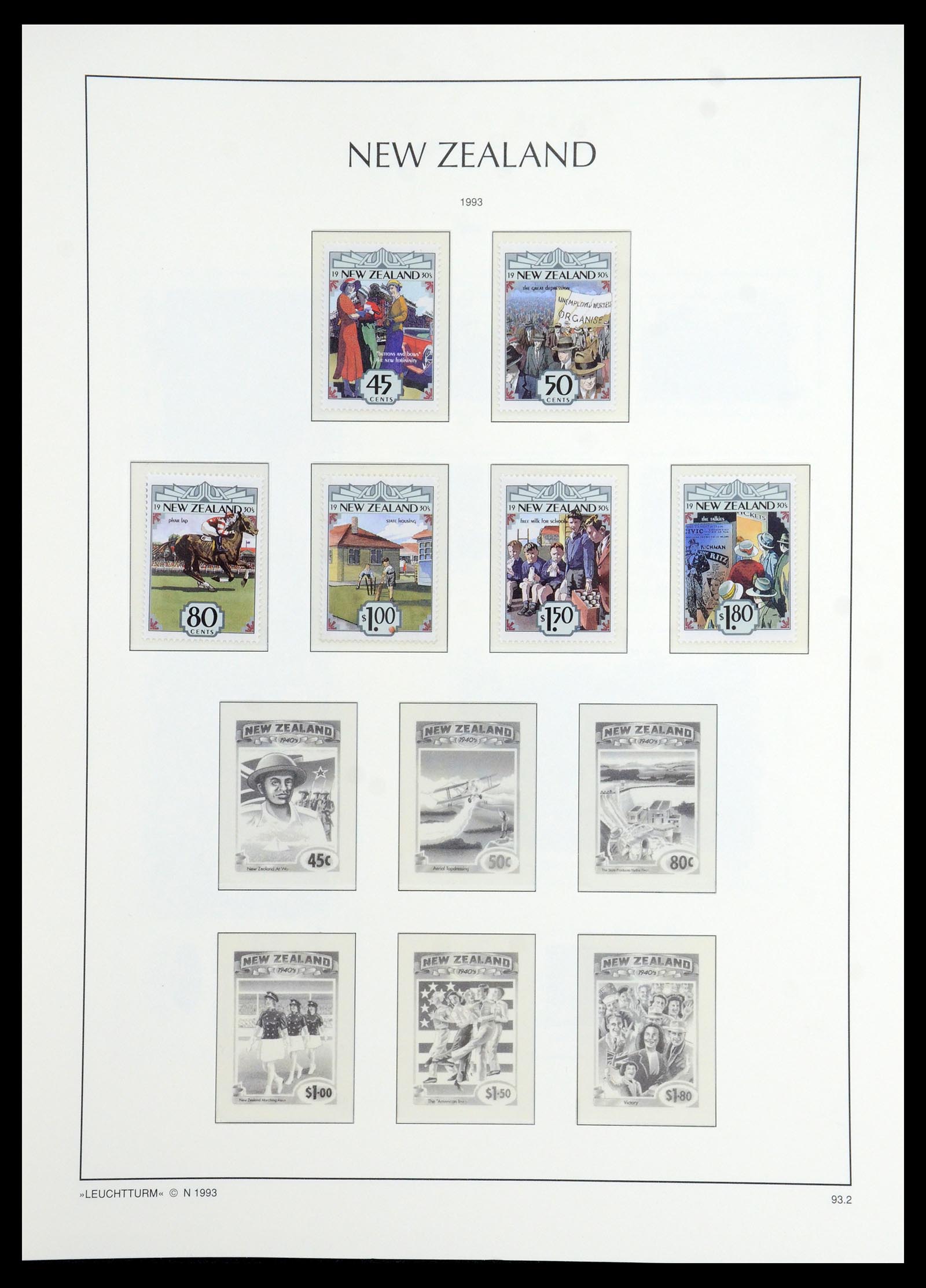 35776 156 - Postzegelverzameling 35776 Nieuw Zeeland 1858-1994.