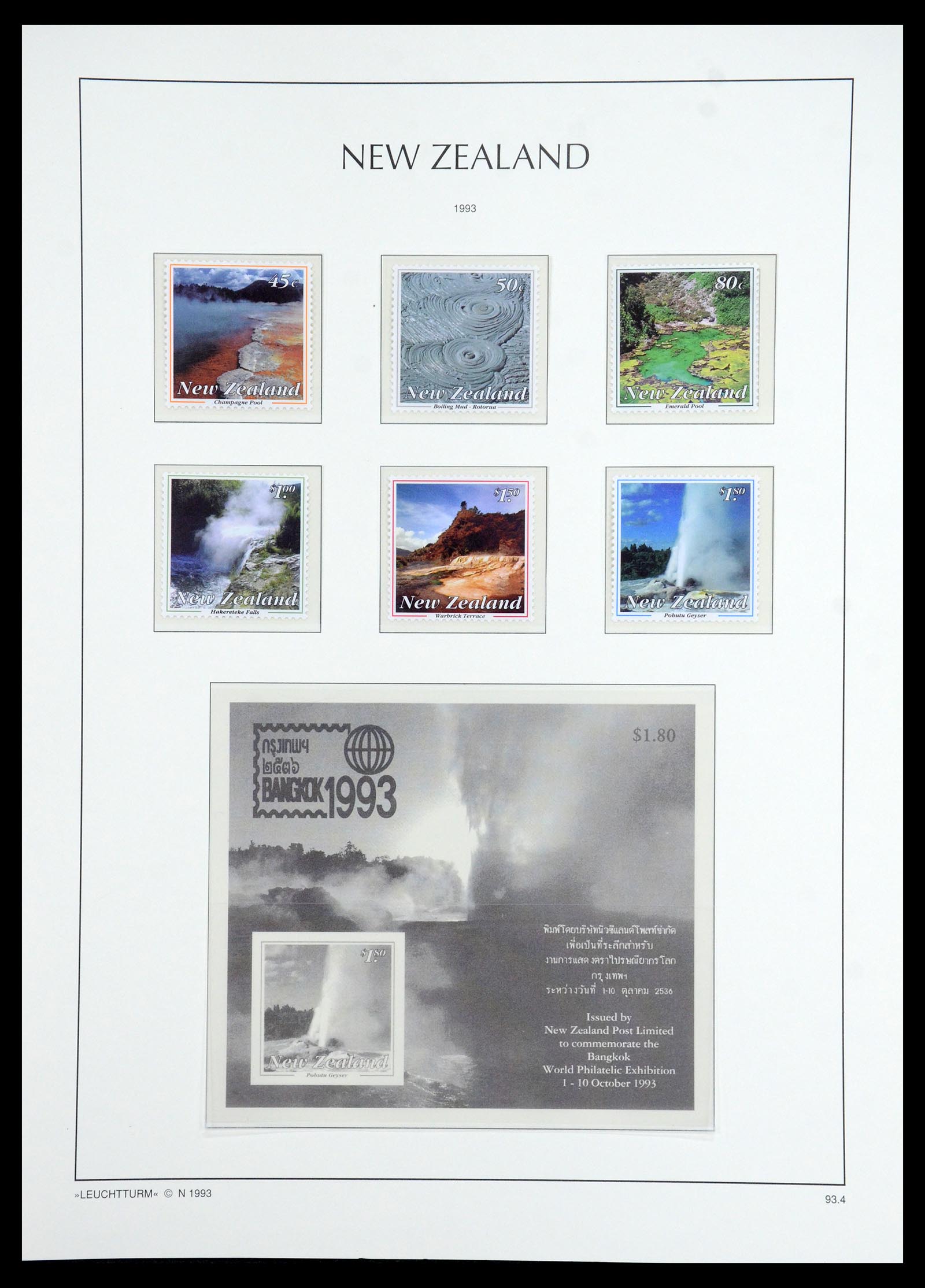 35776 158 - Postzegelverzameling 35776 Nieuw Zeeland 1858-1994.