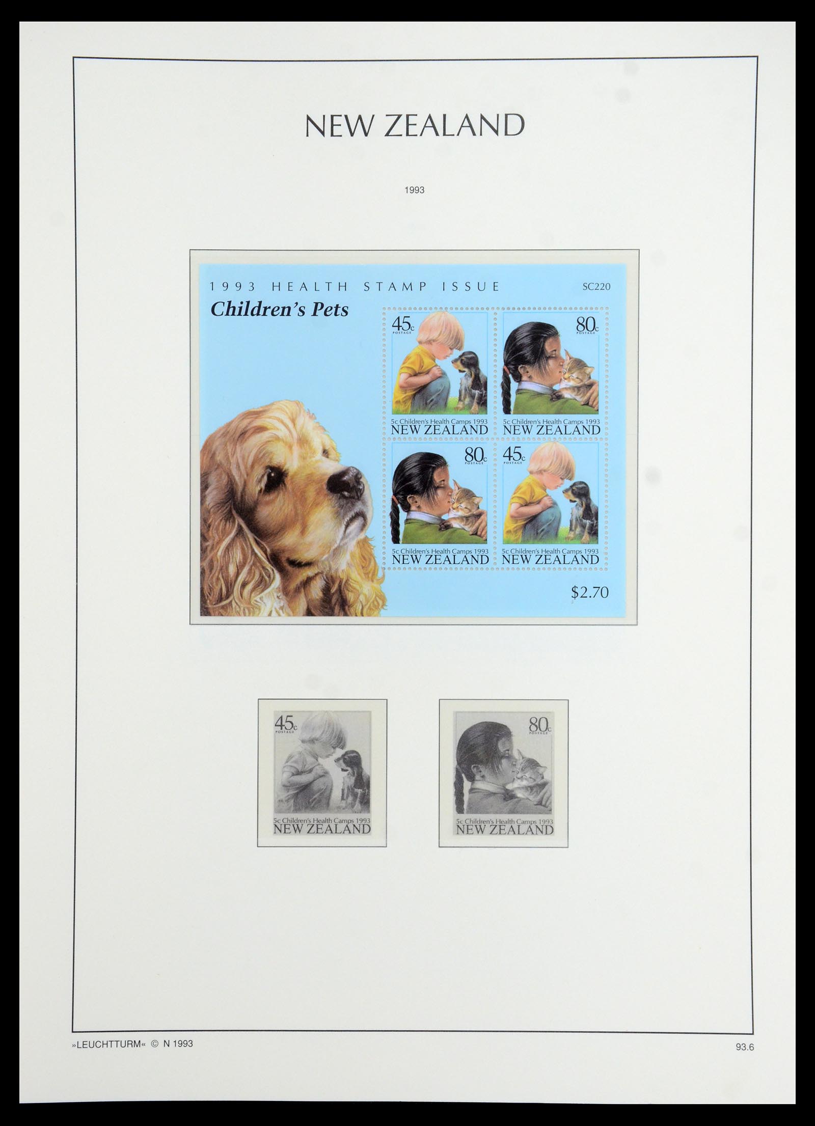 35776 160 - Postzegelverzameling 35776 Nieuw Zeeland 1858-1994.