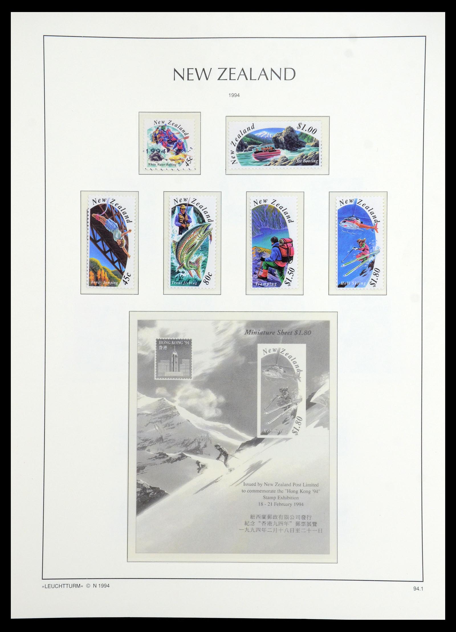 35776 164 - Postzegelverzameling 35776 Nieuw Zeeland 1858-1994.
