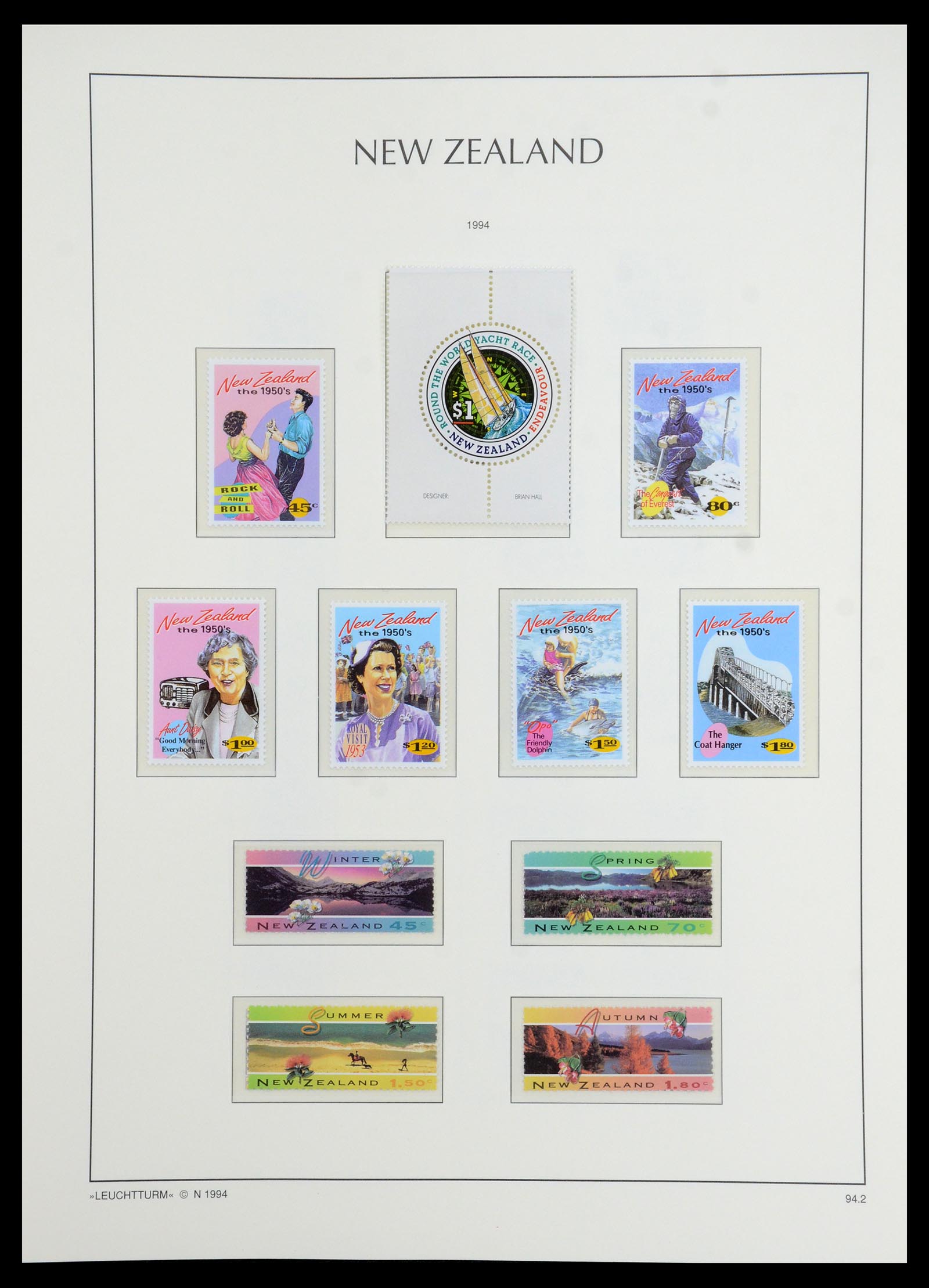 35776 165 - Postzegelverzameling 35776 Nieuw Zeeland 1858-1994.