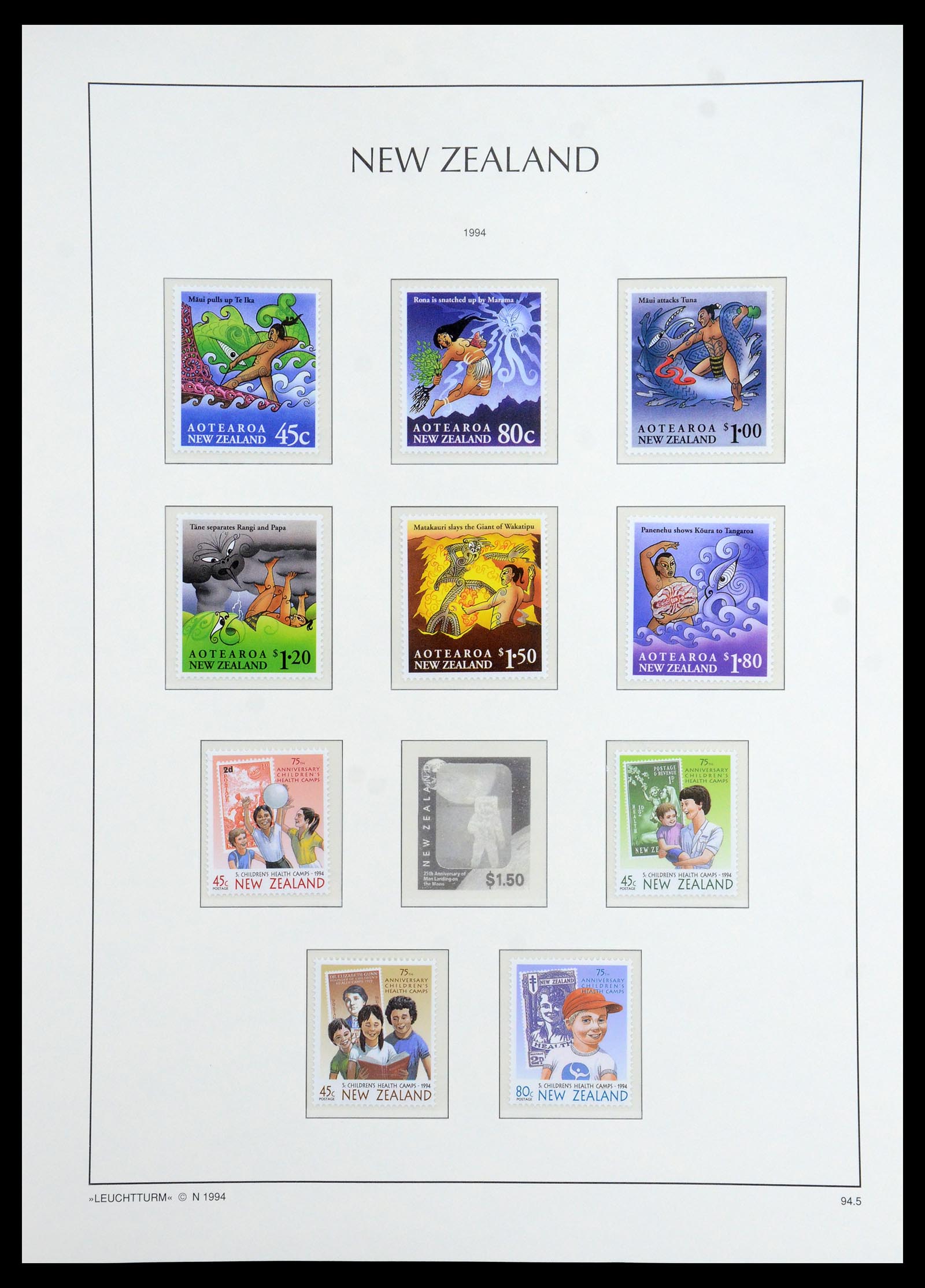 35776 167 - Postzegelverzameling 35776 Nieuw Zeeland 1858-1994.