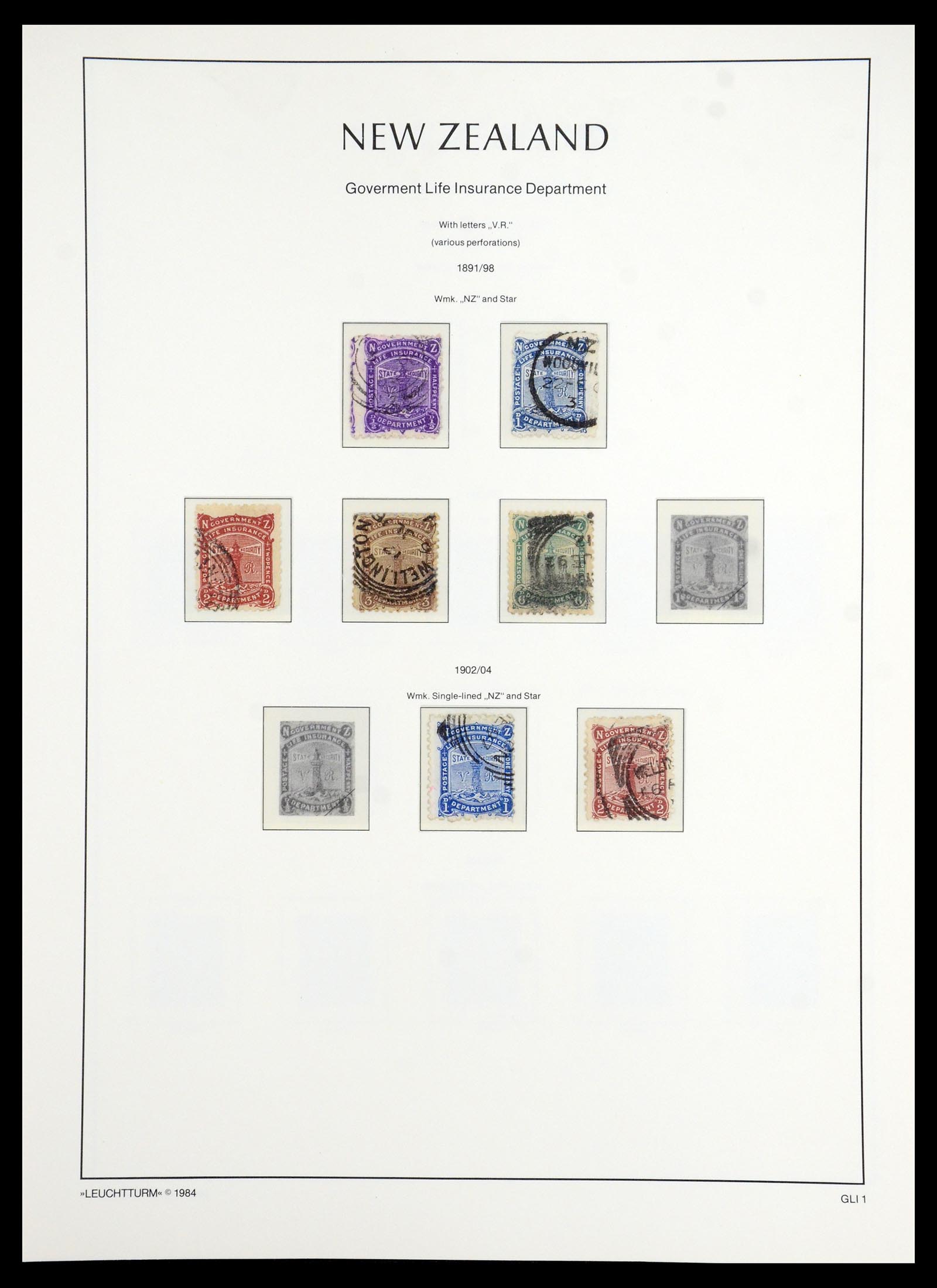 35776 173 - Stamp Collection 35776 New Zealand 1858-1994.