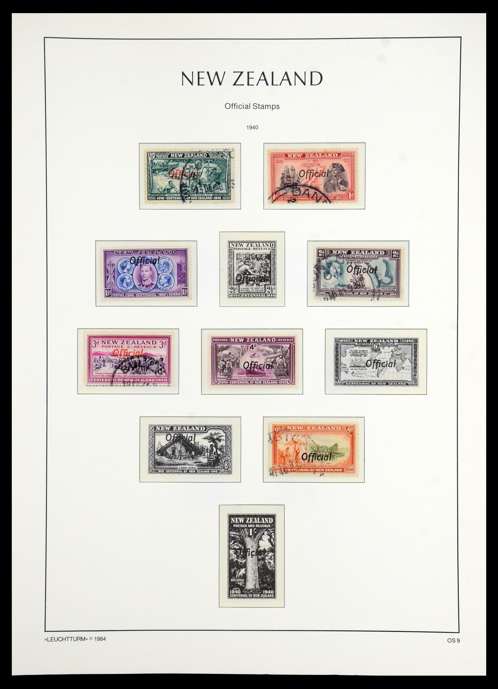 35776 186 - Stamp Collection 35776 New Zealand 1858-1994.