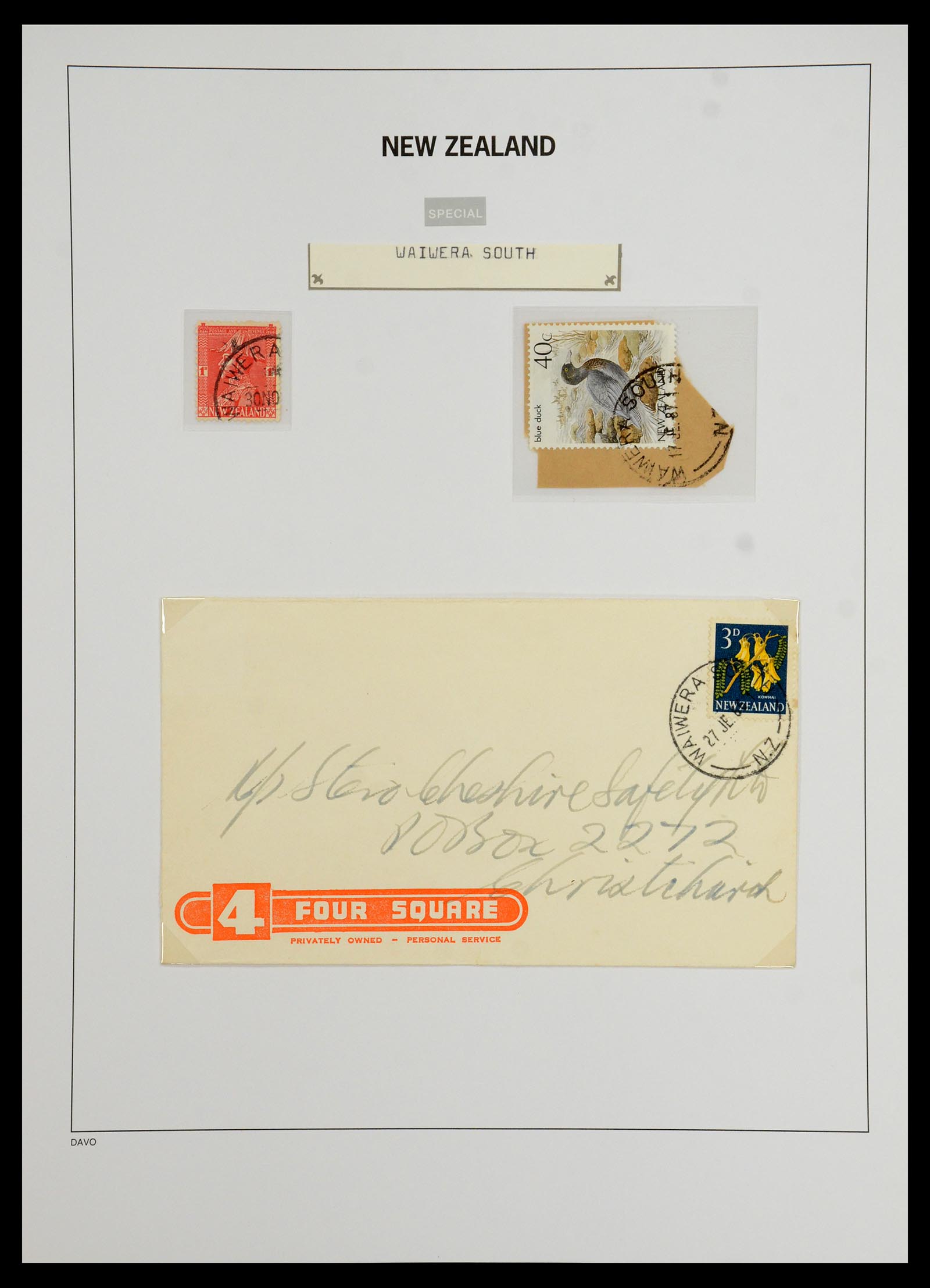 35776 215 - Postzegelverzameling 35776 Nieuw Zeeland 1858-1994.
