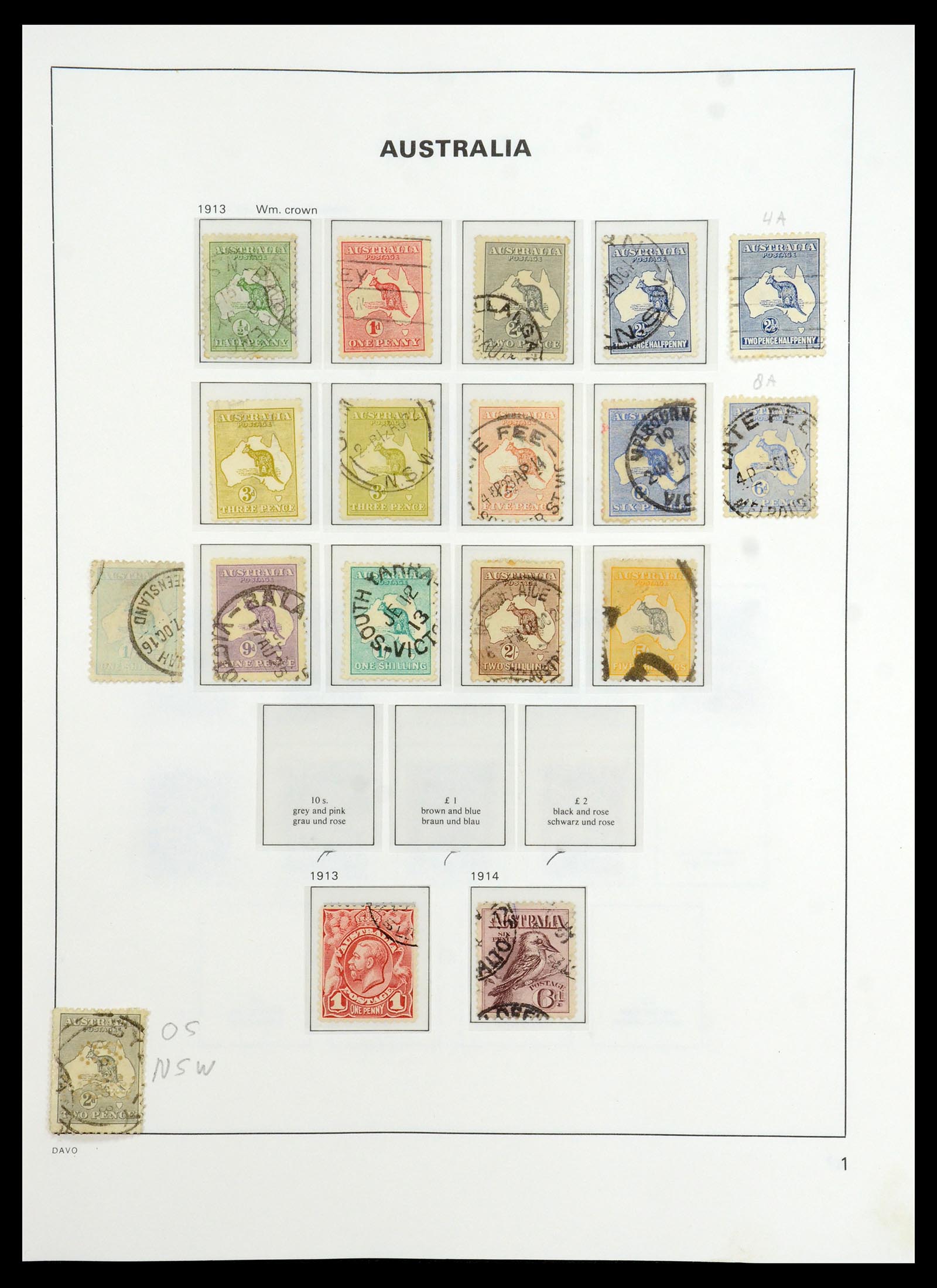 35777 005 - Stamp Collection 35777 Australian States/Australia 1860-2005.