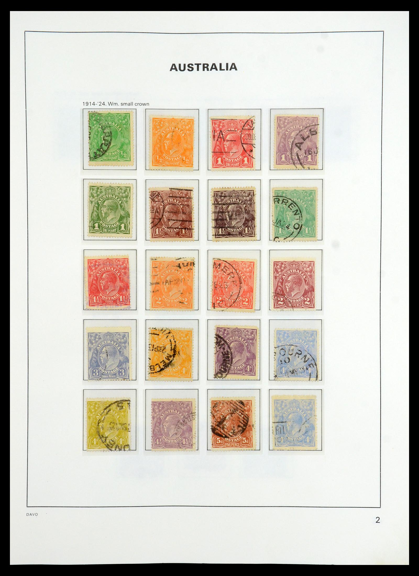 35777 008 - Postzegelverzameling 35777 Australische Staten/Australië 1860-2005.