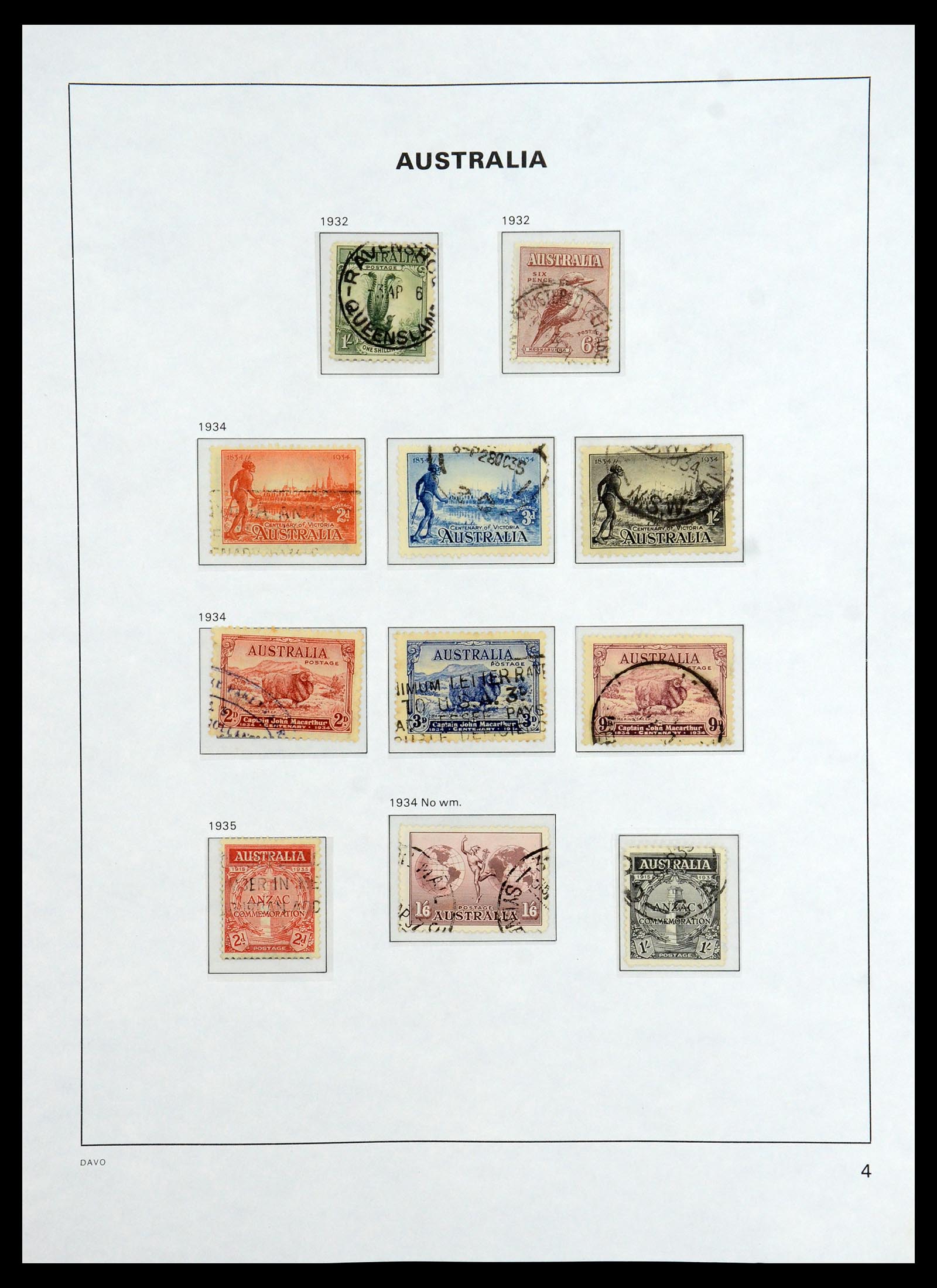 35777 012 - Postzegelverzameling 35777 Australische Staten/Australië 1860-2005.