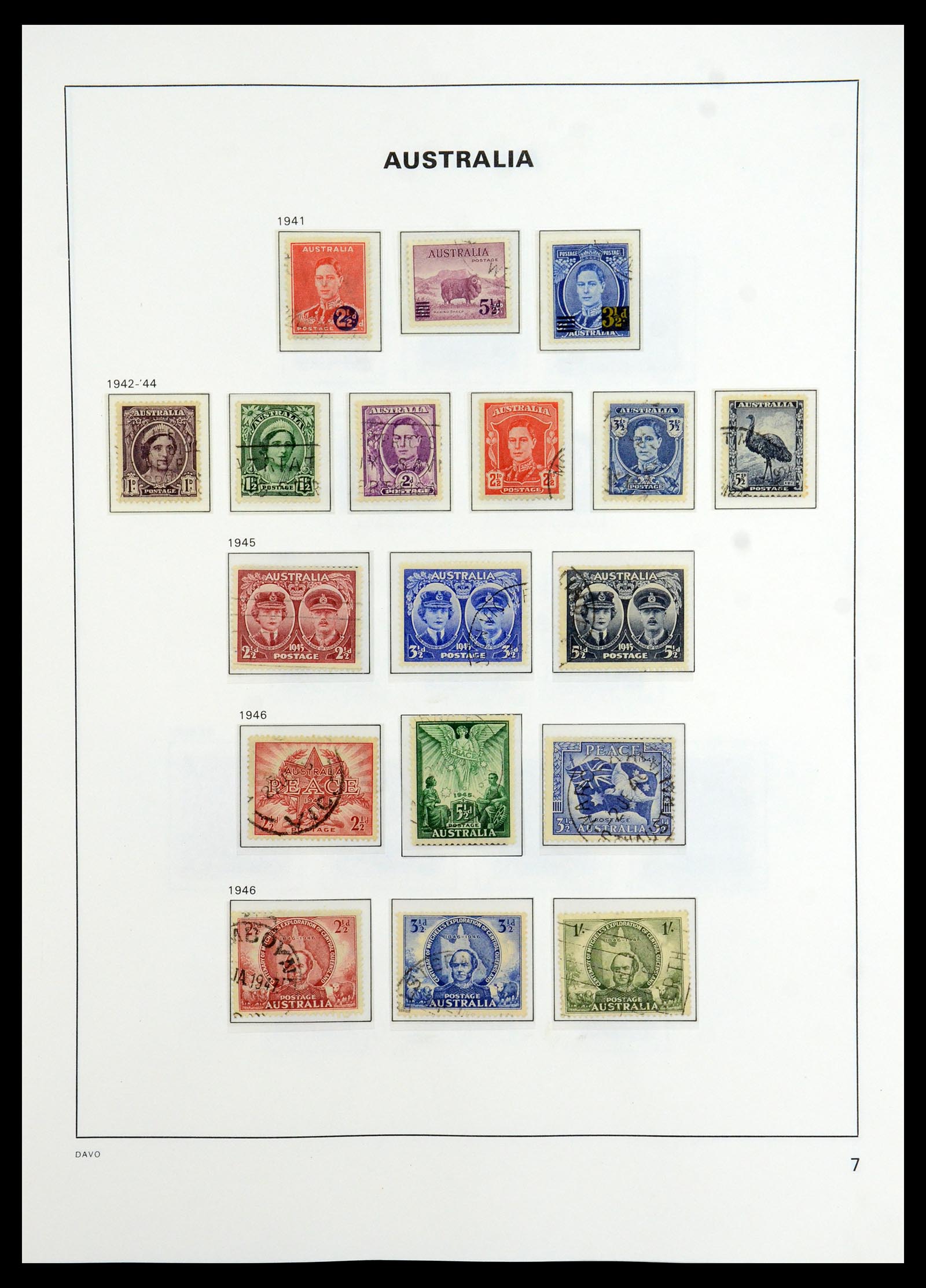 35777 016 - Stamp Collection 35777 Australian States/Australia 1860-2005.