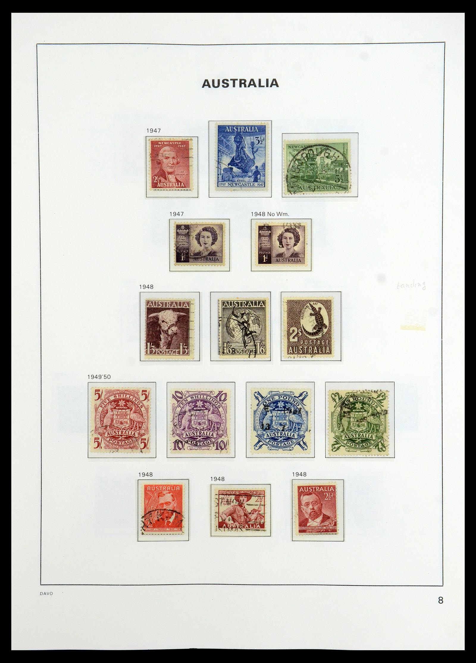 35777 017 - Stamp Collection 35777 Australian States/Australia 1860-2005.