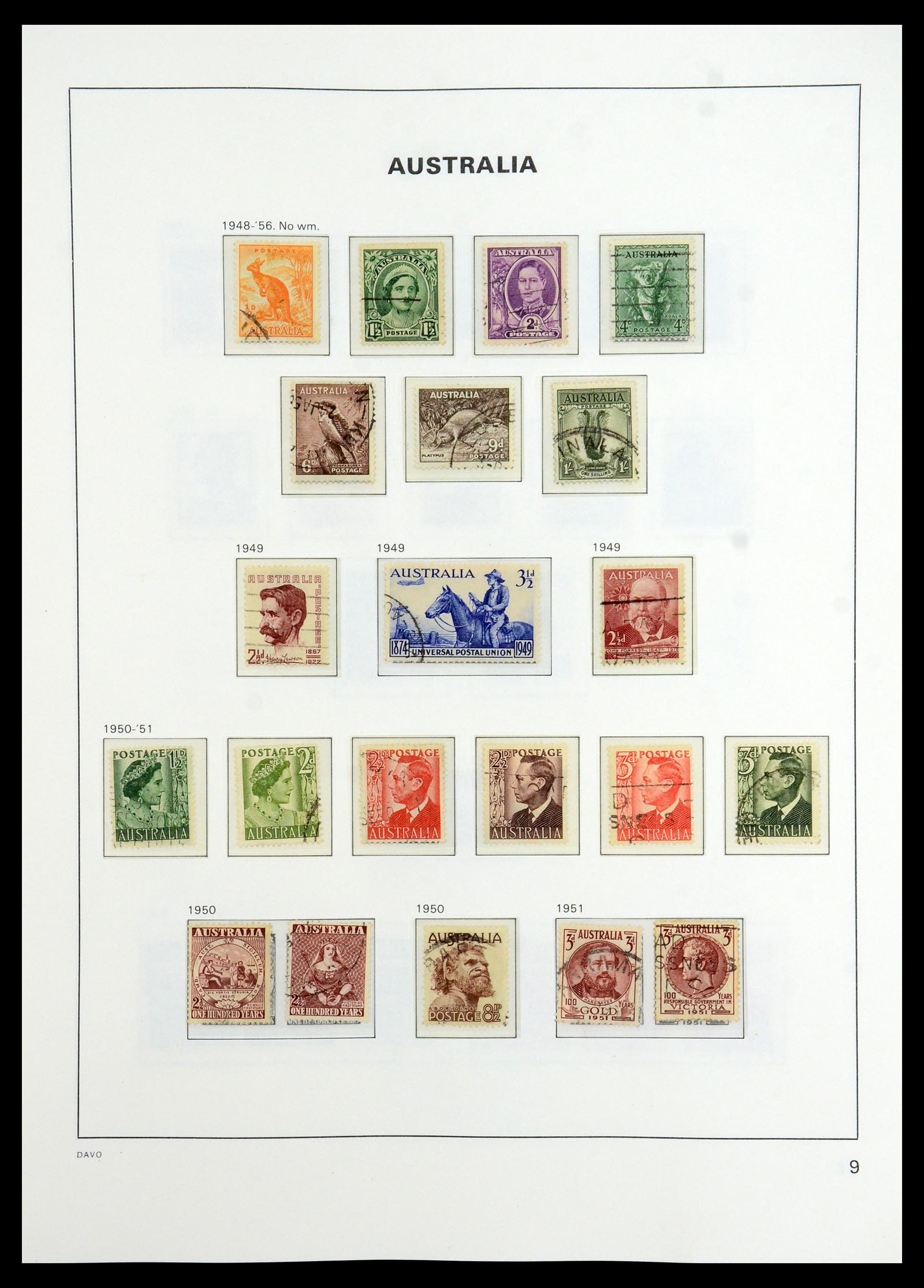 35777 018 - Stamp Collection 35777 Australian States/Australia 1860-2005.
