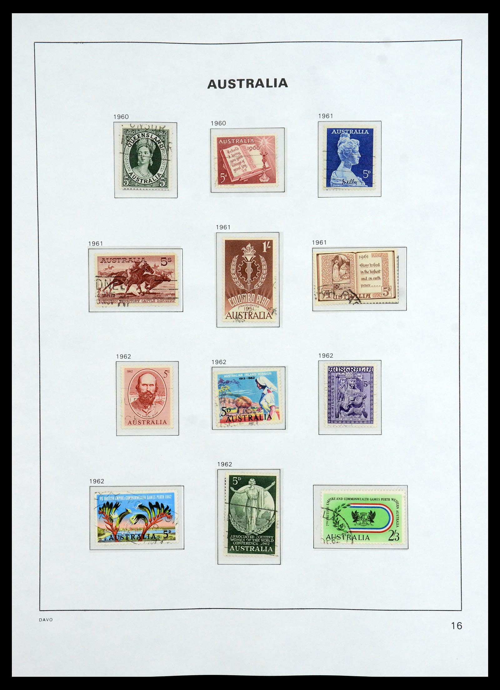 35777 025 - Stamp Collection 35777 Australian States/Australia 1860-2005.