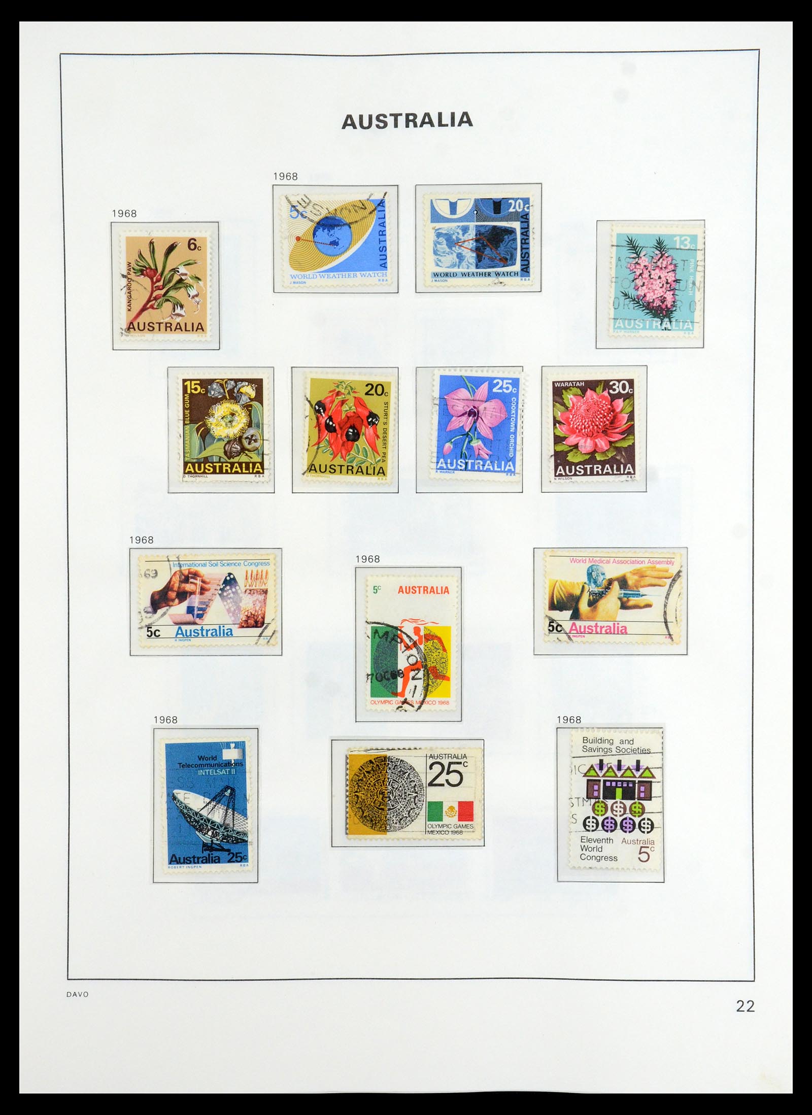 35777 032 - Postzegelverzameling 35777 Australische Staten/Australië 1860-2005.