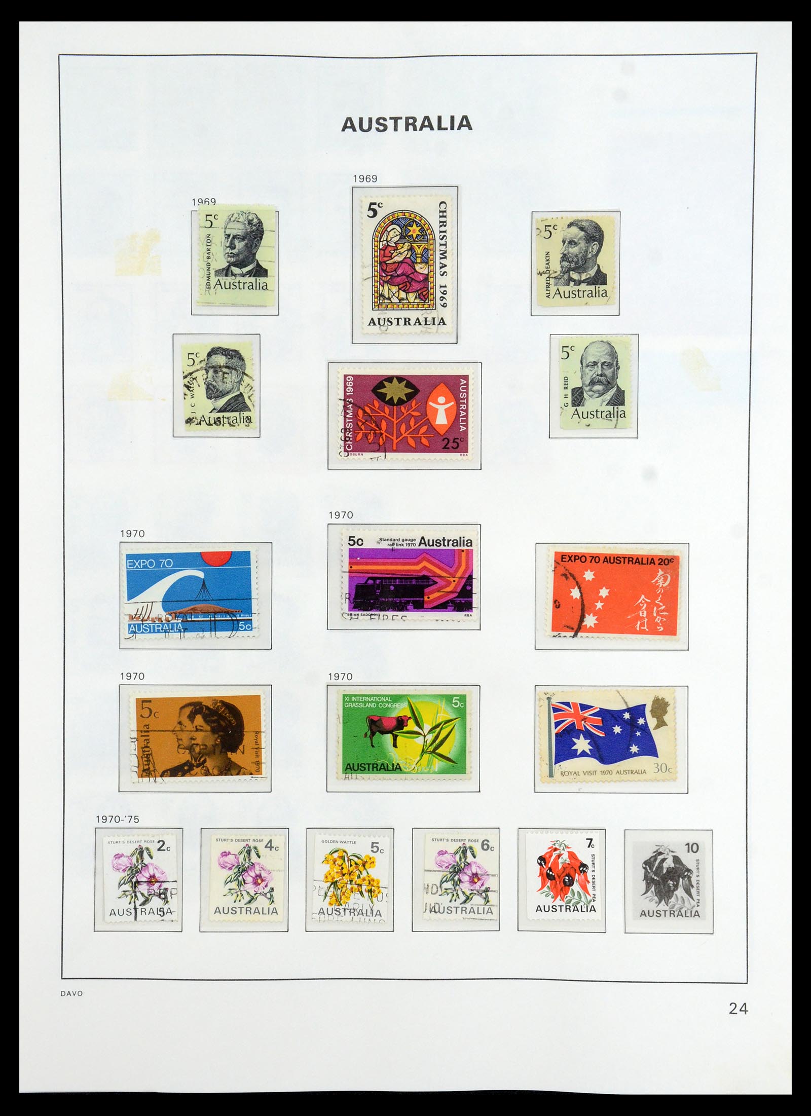 35777 034 - Postzegelverzameling 35777 Australische Staten/Australië 1860-2005.