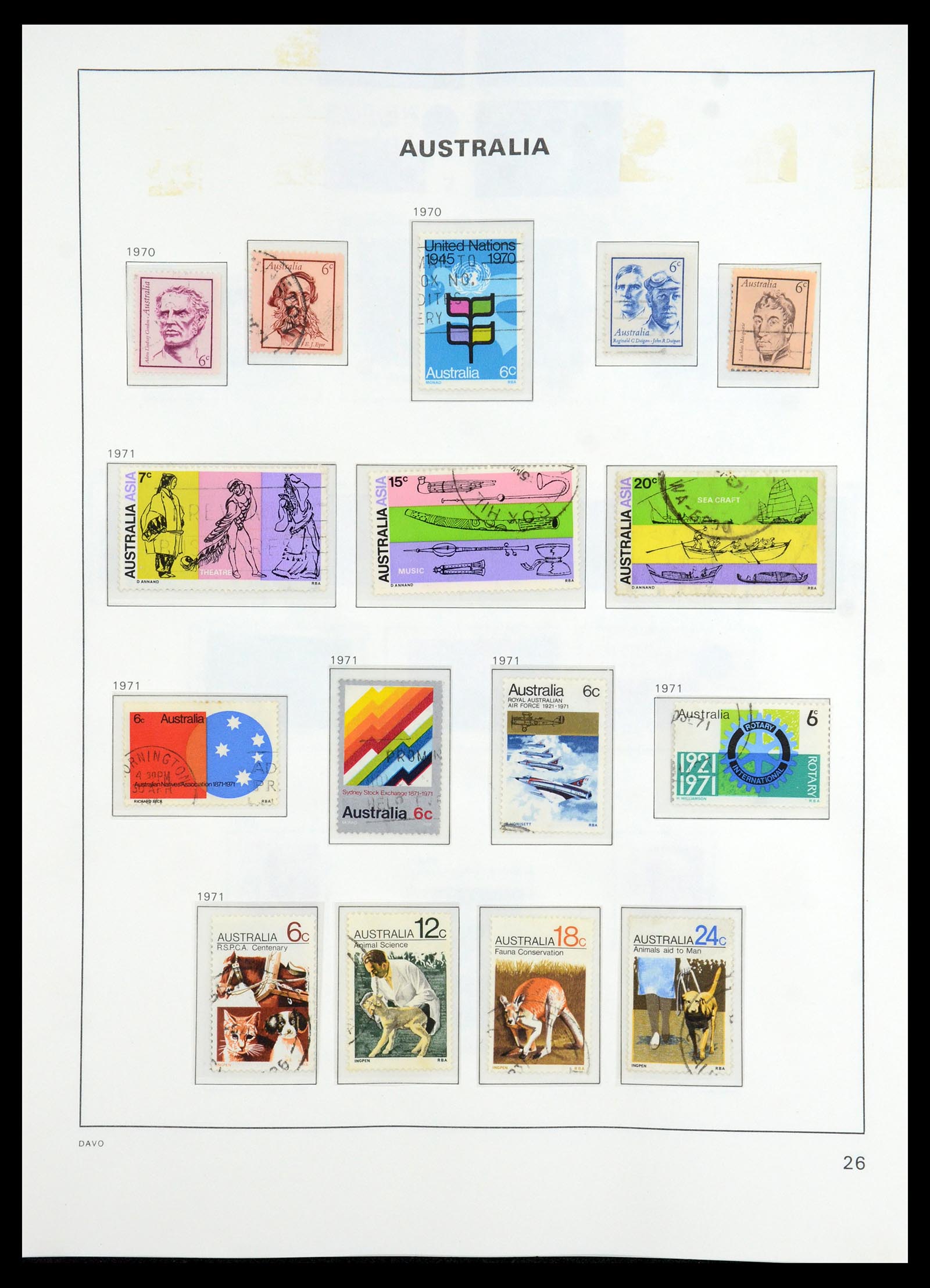 35777 037 - Stamp Collection 35777 Australian States/Australia 1860-2005.