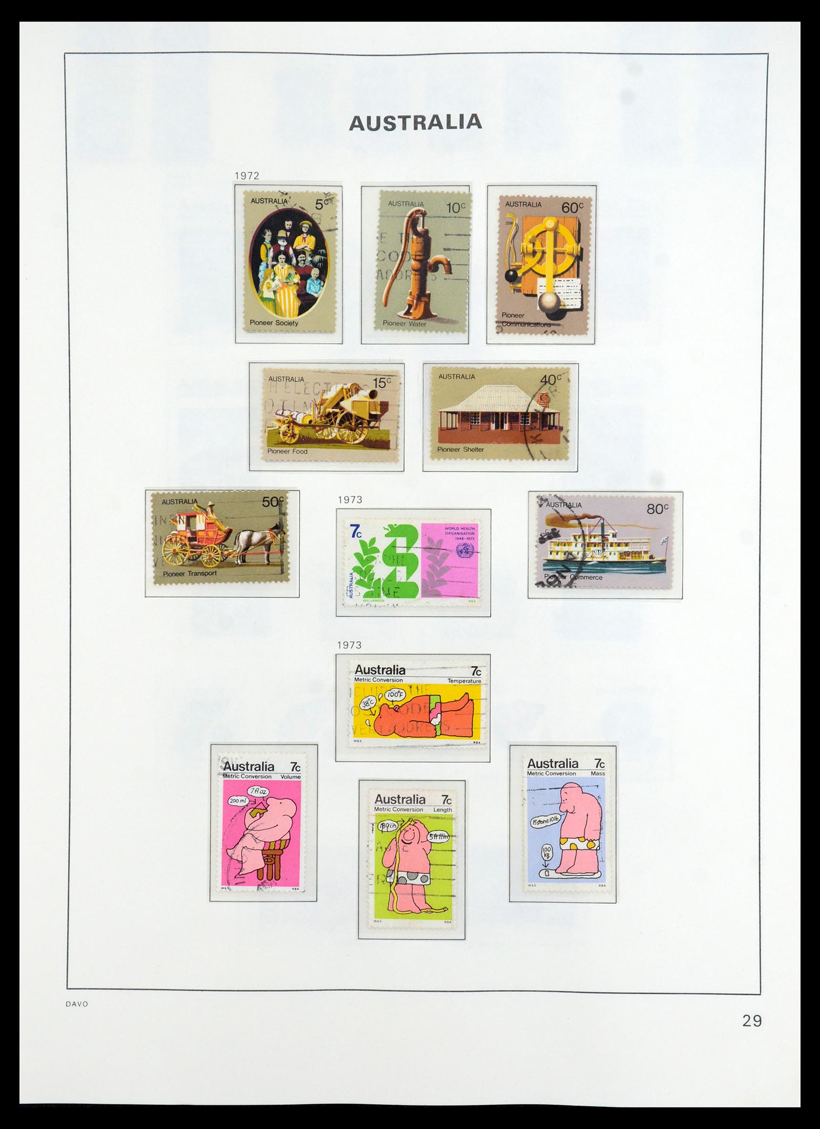 35777 041 - Stamp Collection 35777 Australian States/Australia 1860-2005.