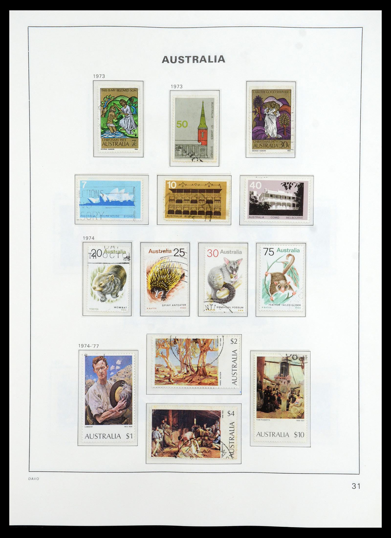 35777 043 - Stamp Collection 35777 Australian States/Australia 1860-2005.