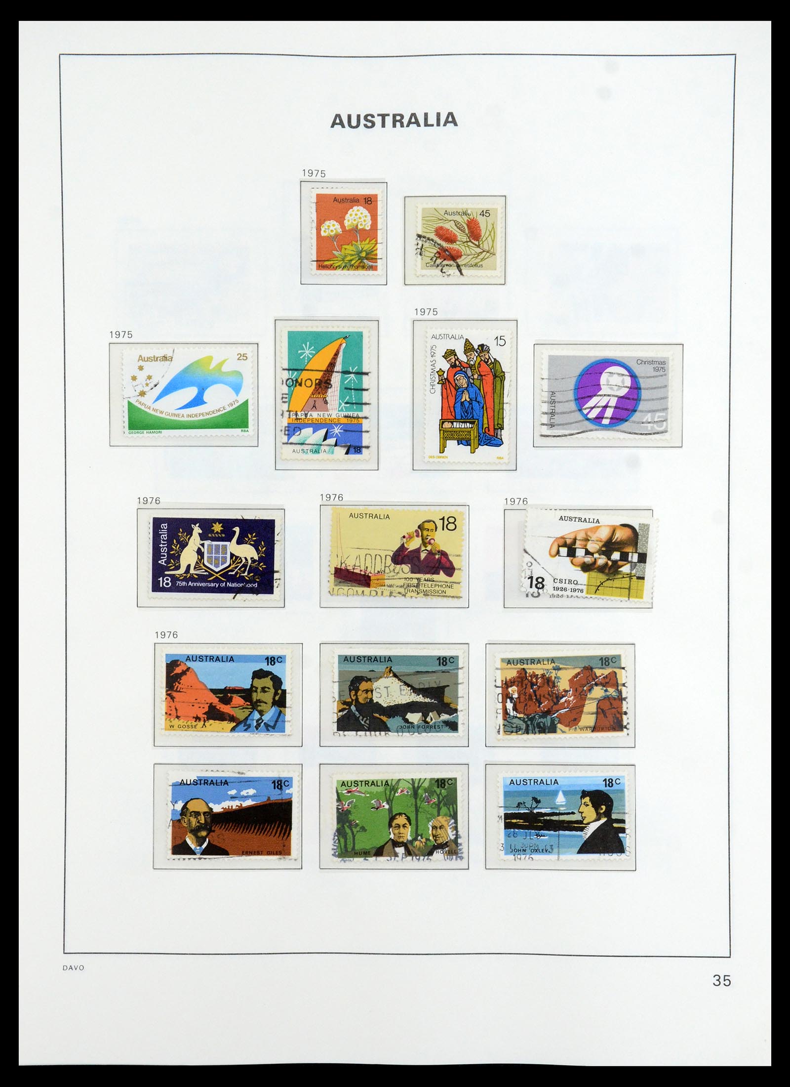 35777 047 - Stamp Collection 35777 Australian States/Australia 1860-2005.