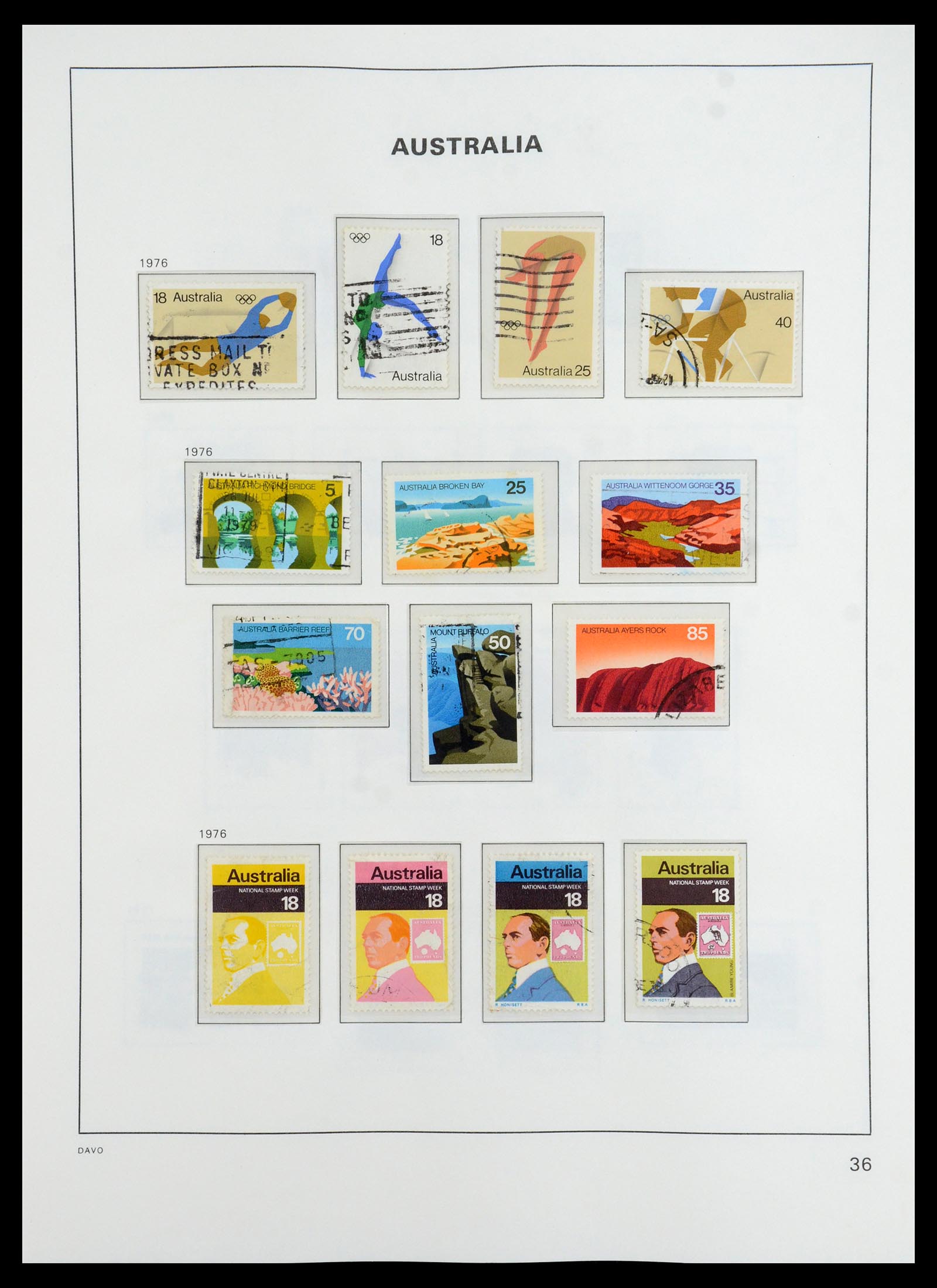 35777 048 - Postzegelverzameling 35777 Australische Staten/Australië 1860-2005.