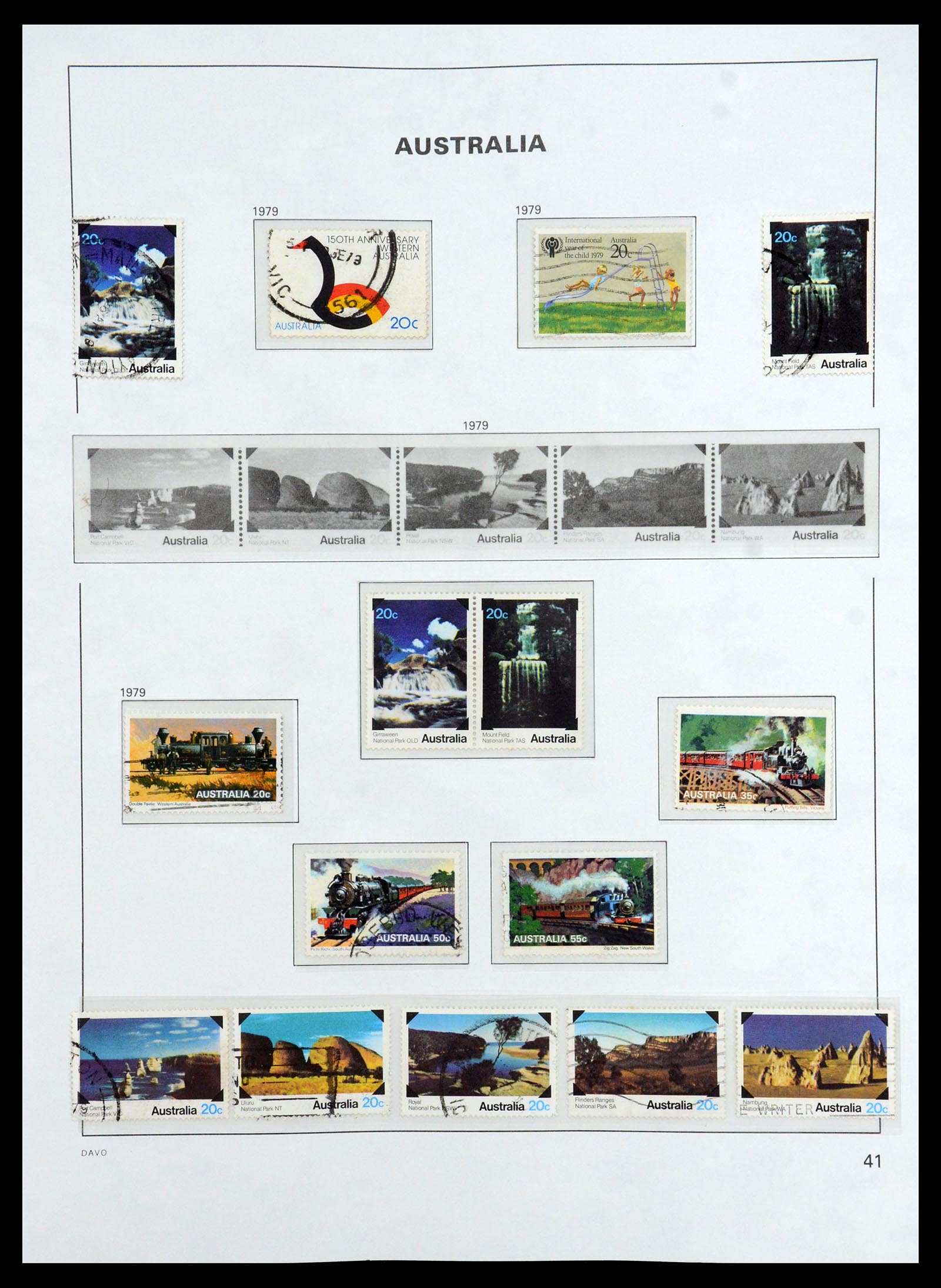 35777 053 - Stamp Collection 35777 Australian States/Australia 1860-2005.