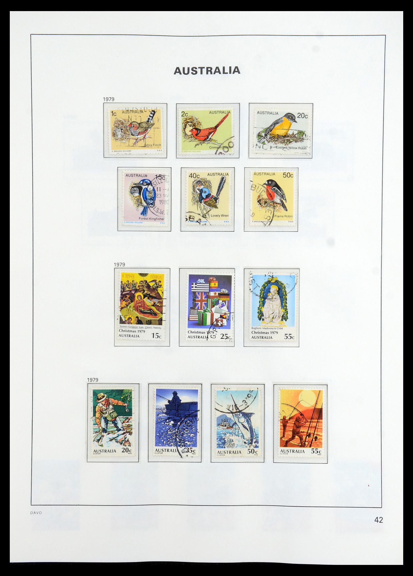 35777 054 - Postzegelverzameling 35777 Australische Staten/Australië 1860-2005.