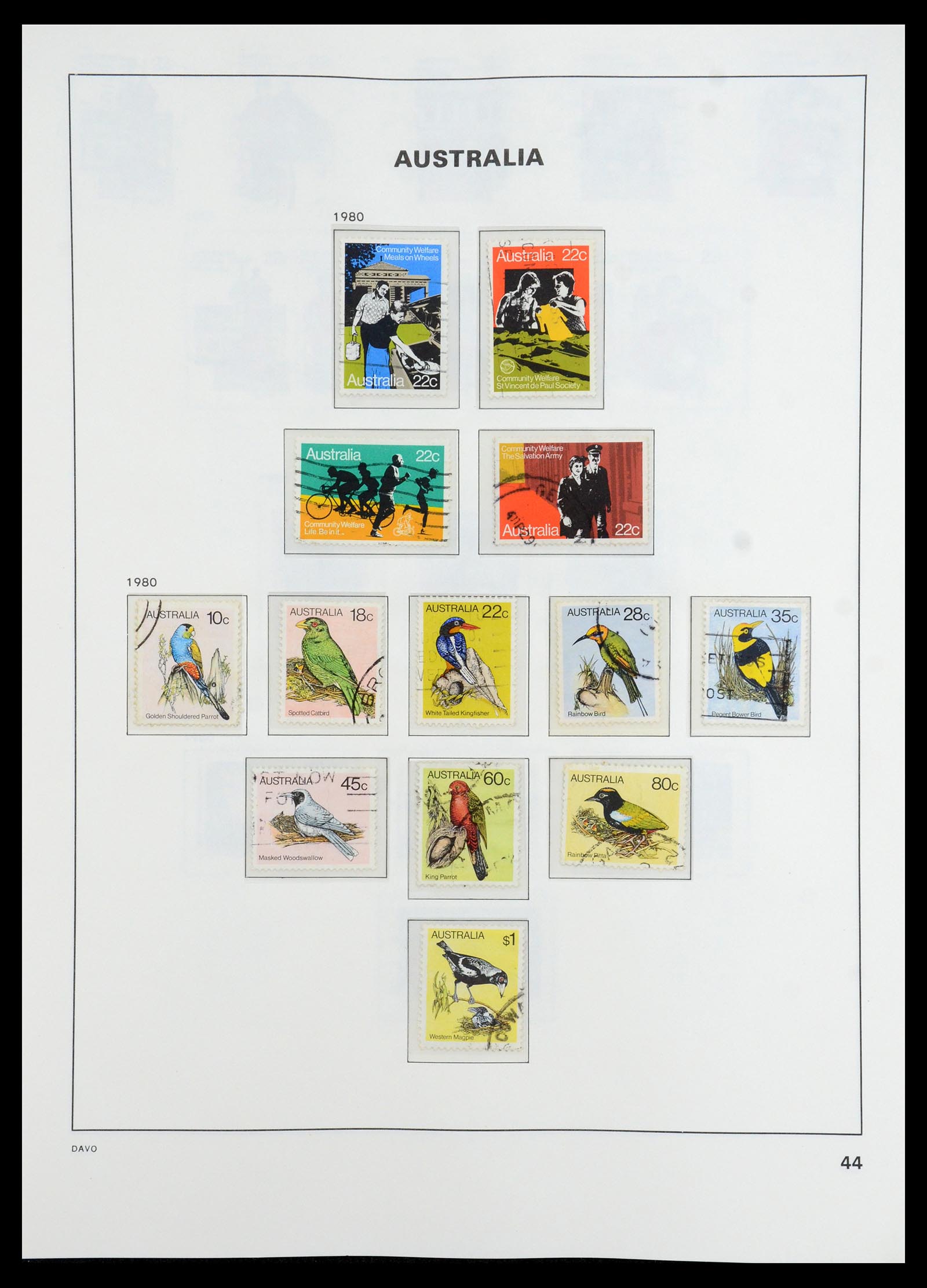 35777 056 - Stamp Collection 35777 Australian States/Australia 1860-2005.