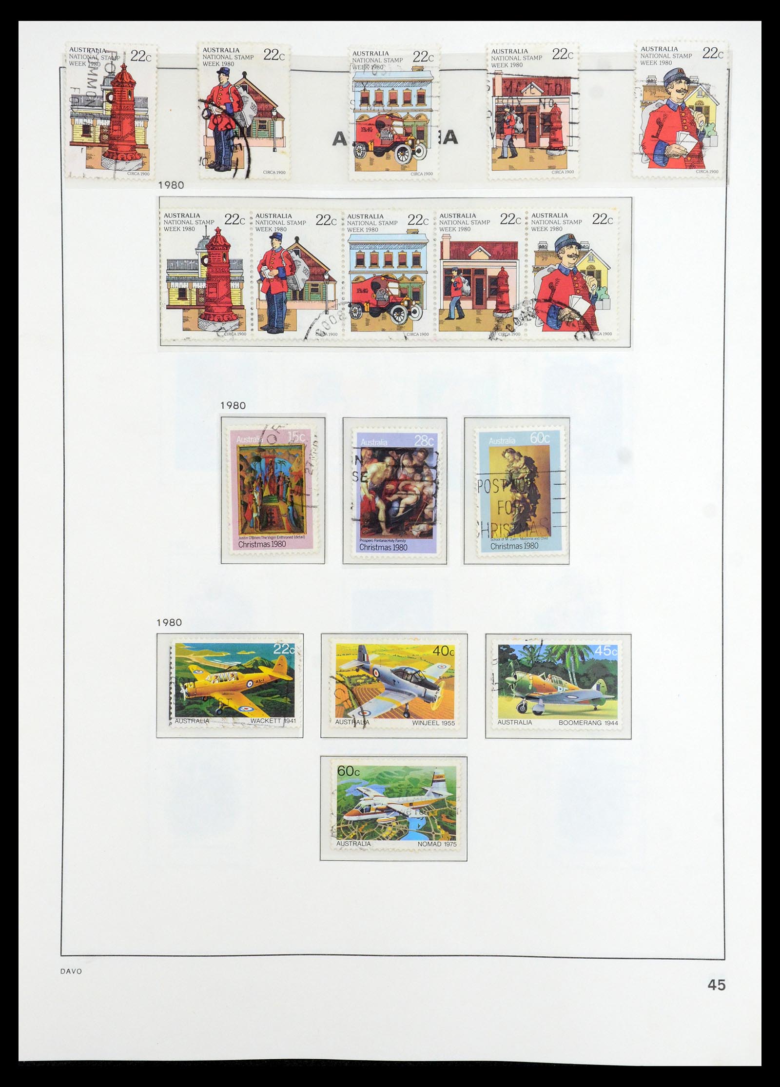 35777 057 - Stamp Collection 35777 Australian States/Australia 1860-2005.