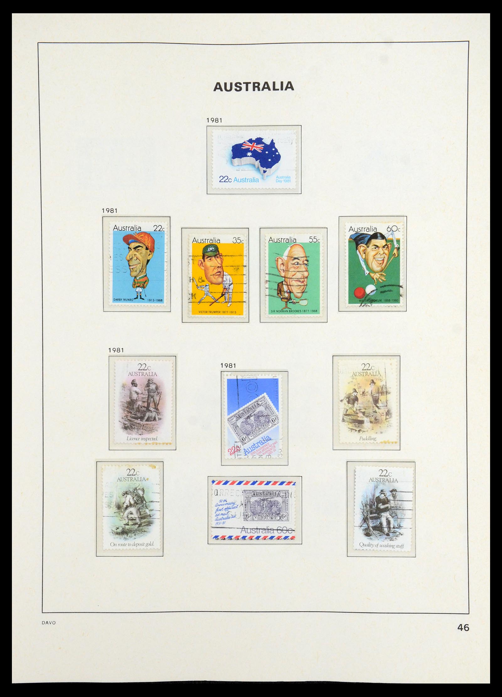 35777 058 - Postzegelverzameling 35777 Australische Staten/Australië 1860-2005.