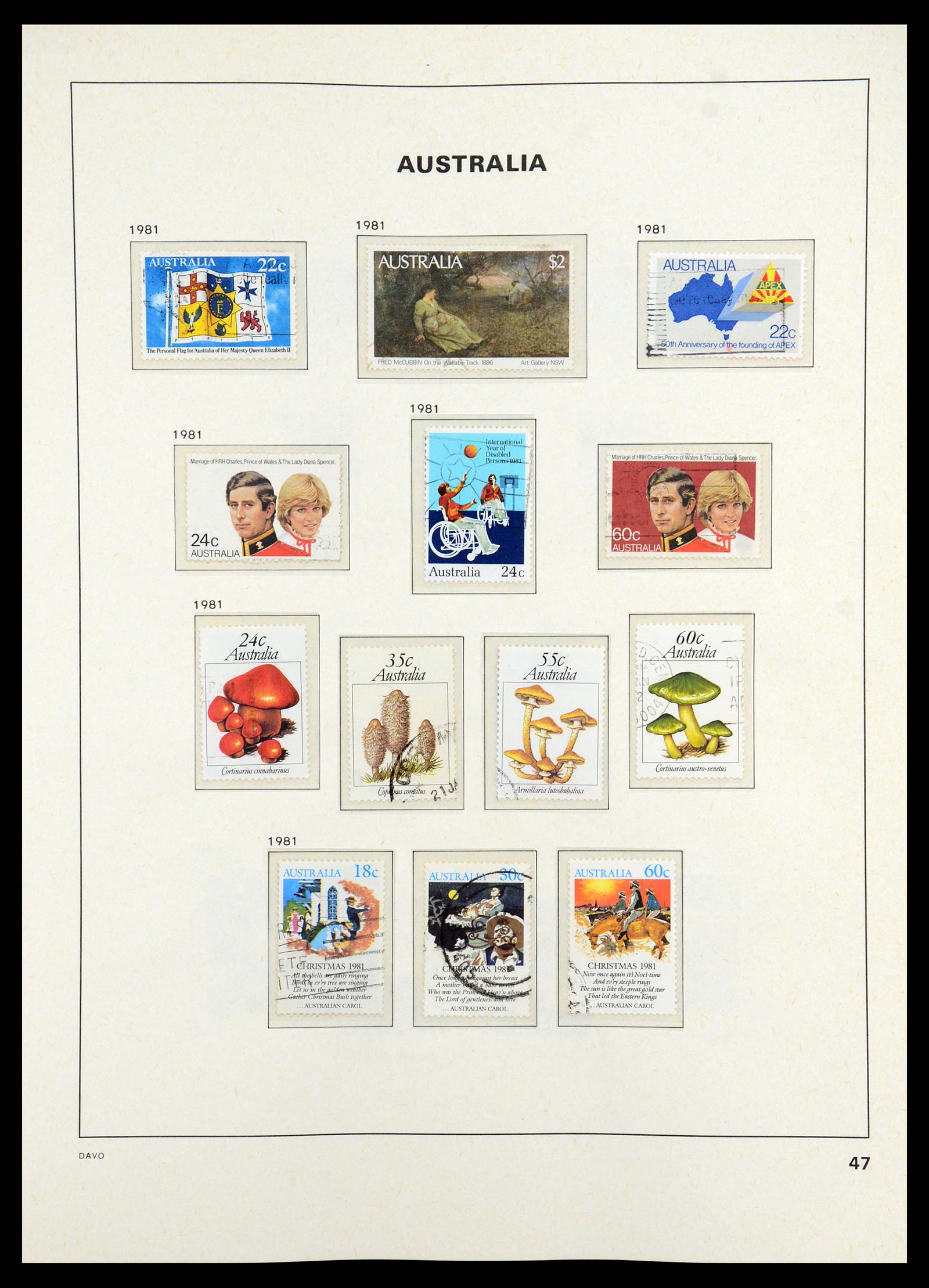 35777 059 - Stamp Collection 35777 Australian States/Australia 1860-2005.