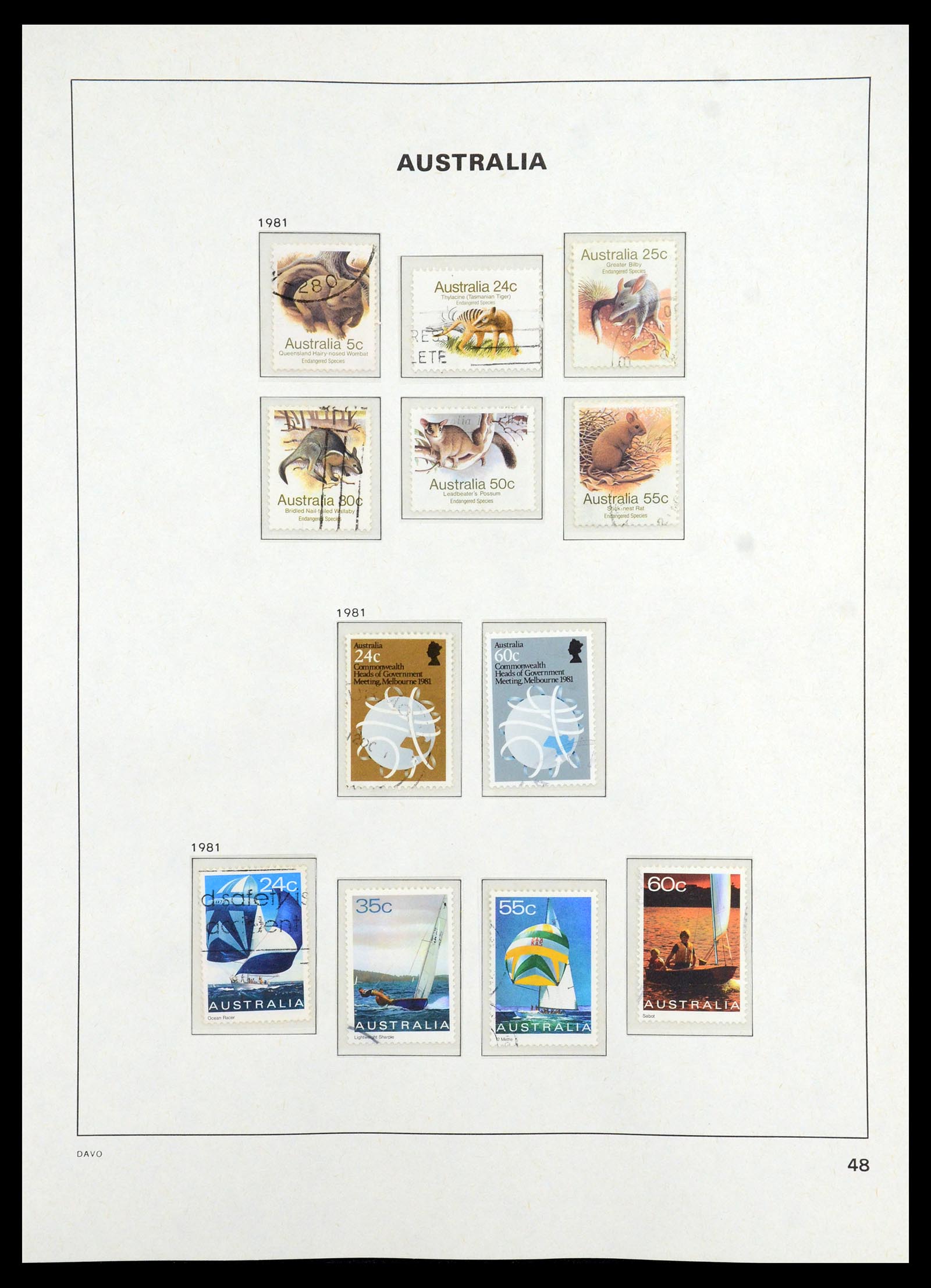 35777 060 - Postzegelverzameling 35777 Australische Staten/Australië 1860-2005.