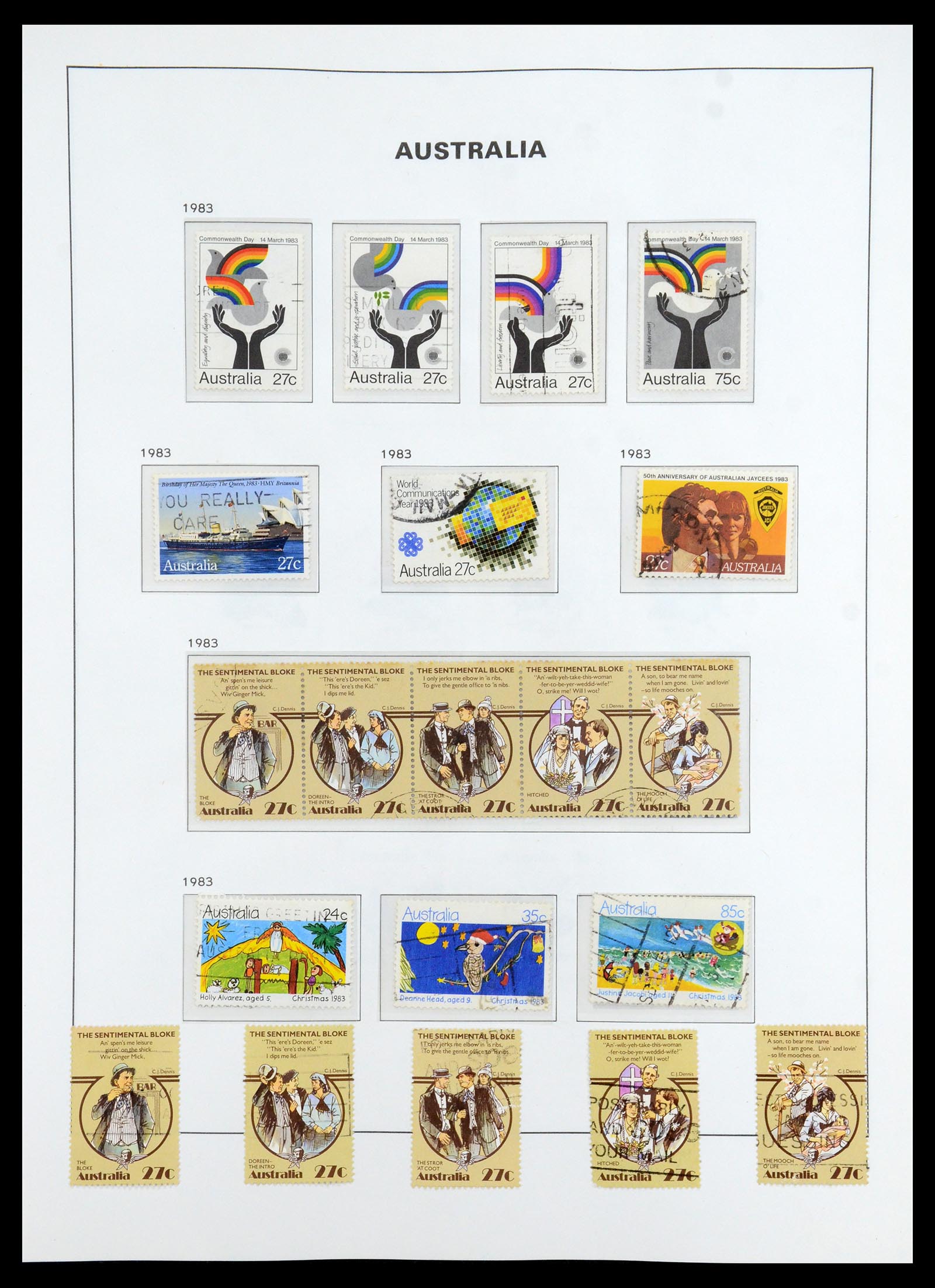 35777 066 - Stamp Collection 35777 Australian States/Australia 1860-2005.