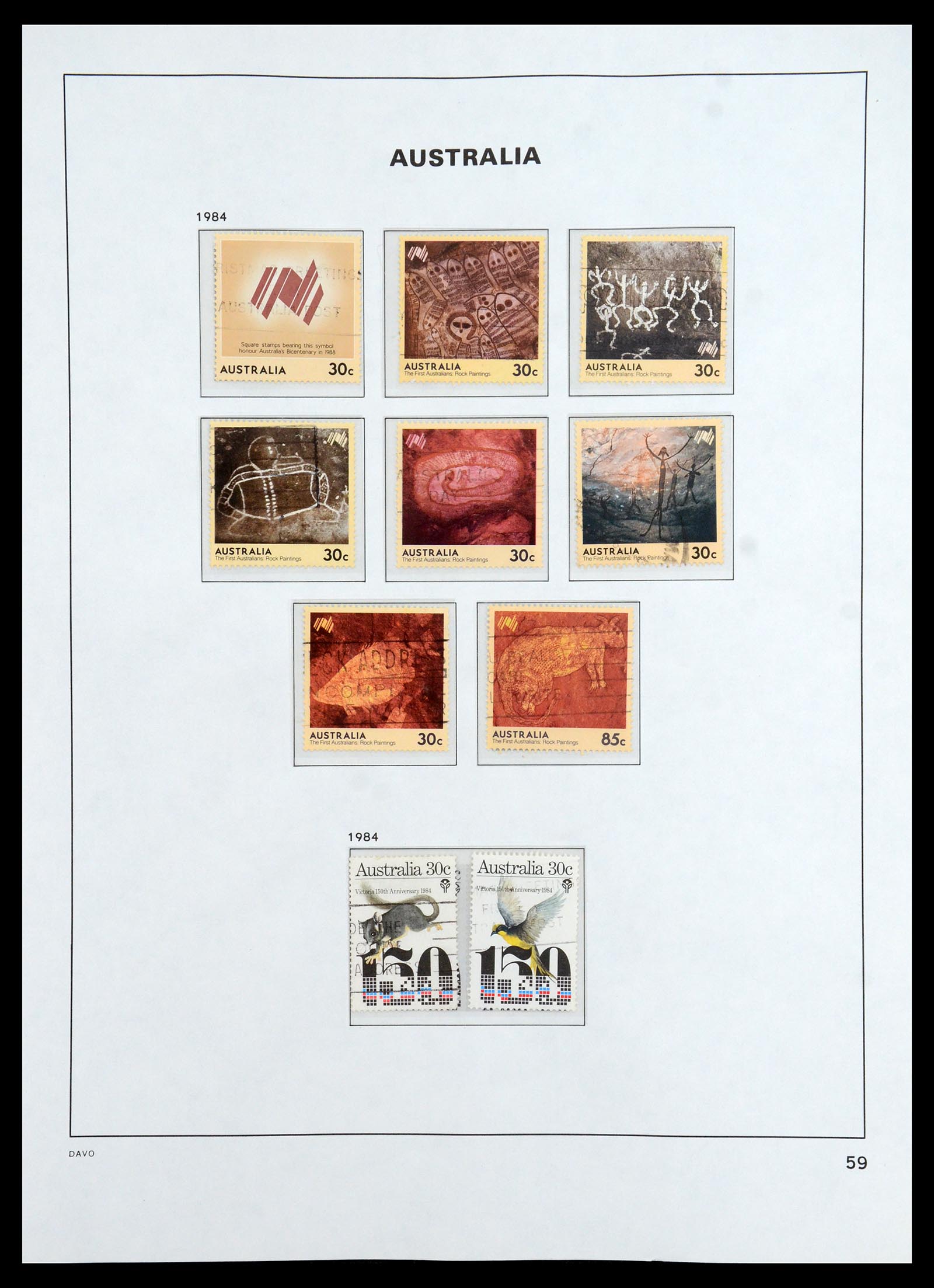 35777 071 - Stamp Collection 35777 Australian States/Australia 1860-2005.