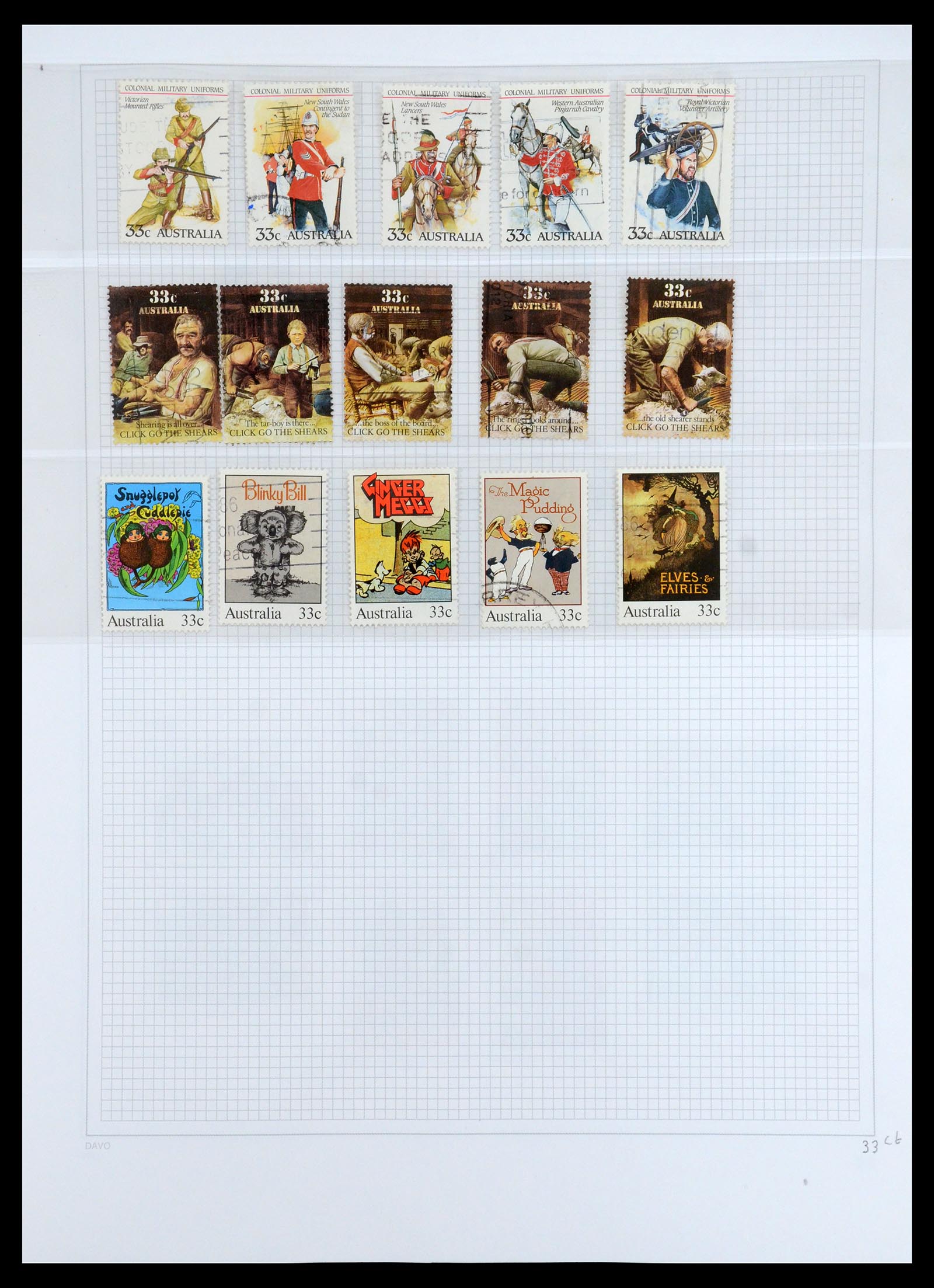 35777 078 - Postzegelverzameling 35777 Australische Staten/Australië 1860-2005.