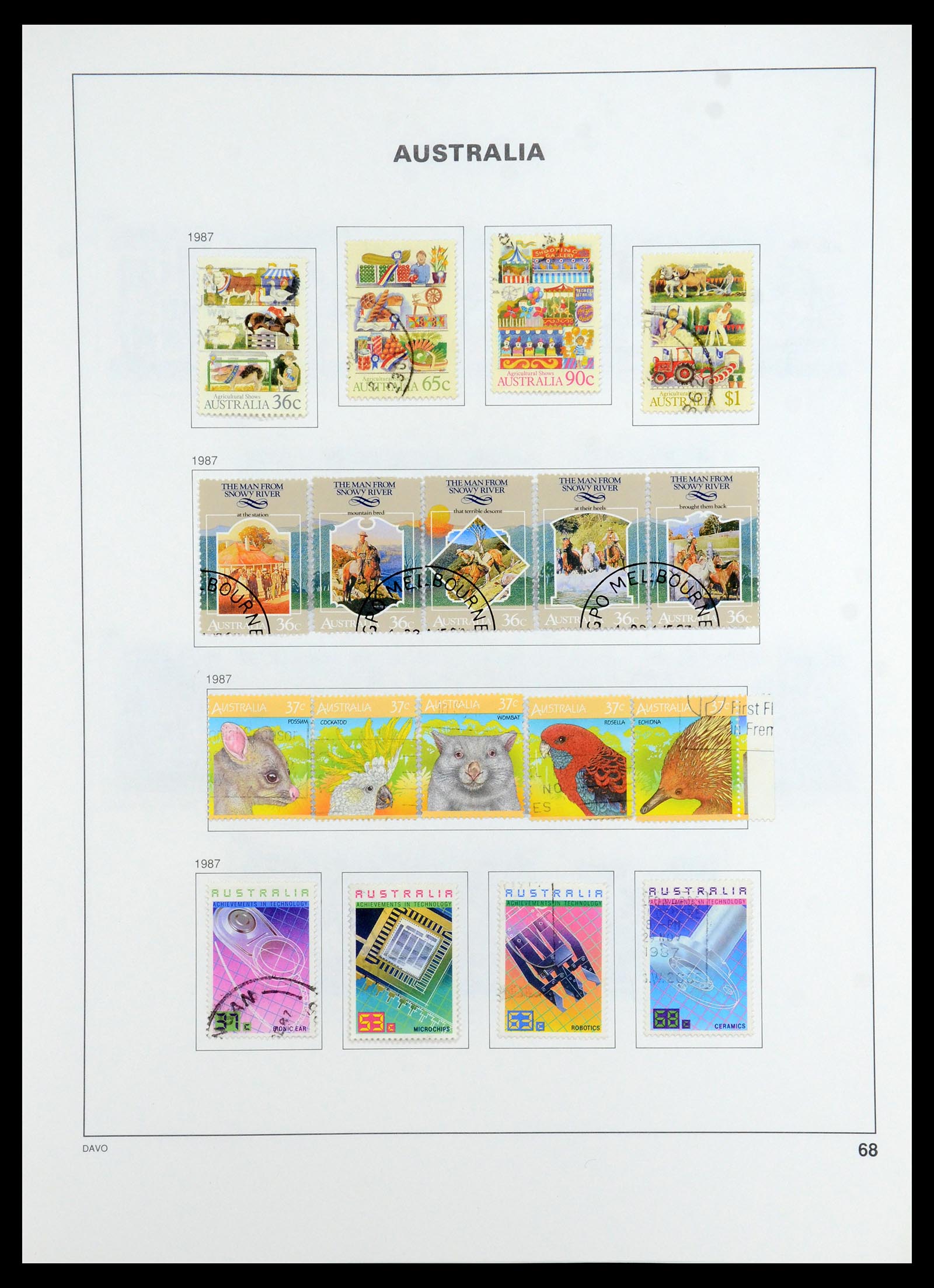 35777 081 - Postzegelverzameling 35777 Australische Staten/Australië 1860-2005.