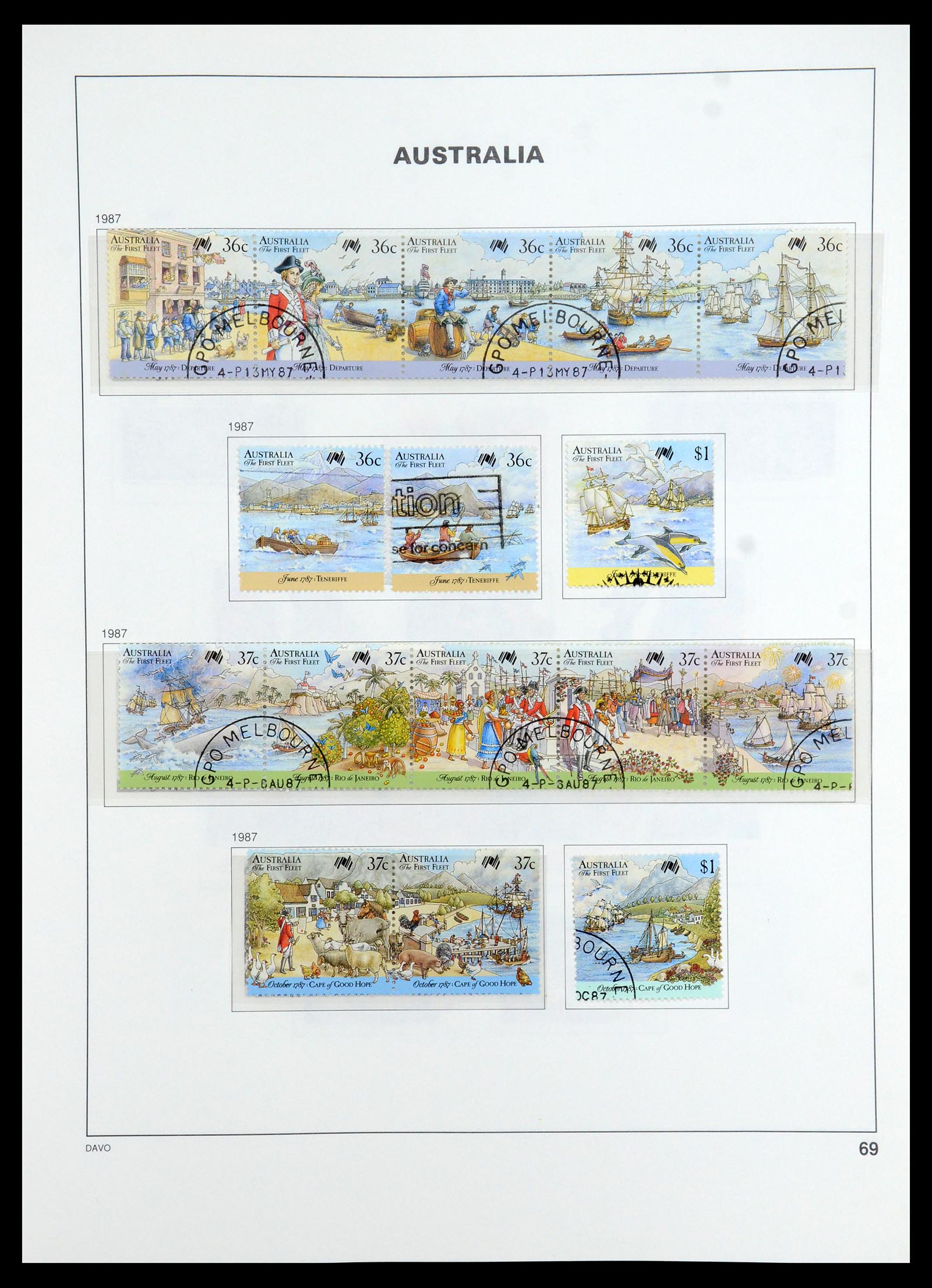 35777 082 - Stamp Collection 35777 Australian States/Australia 1860-2005.