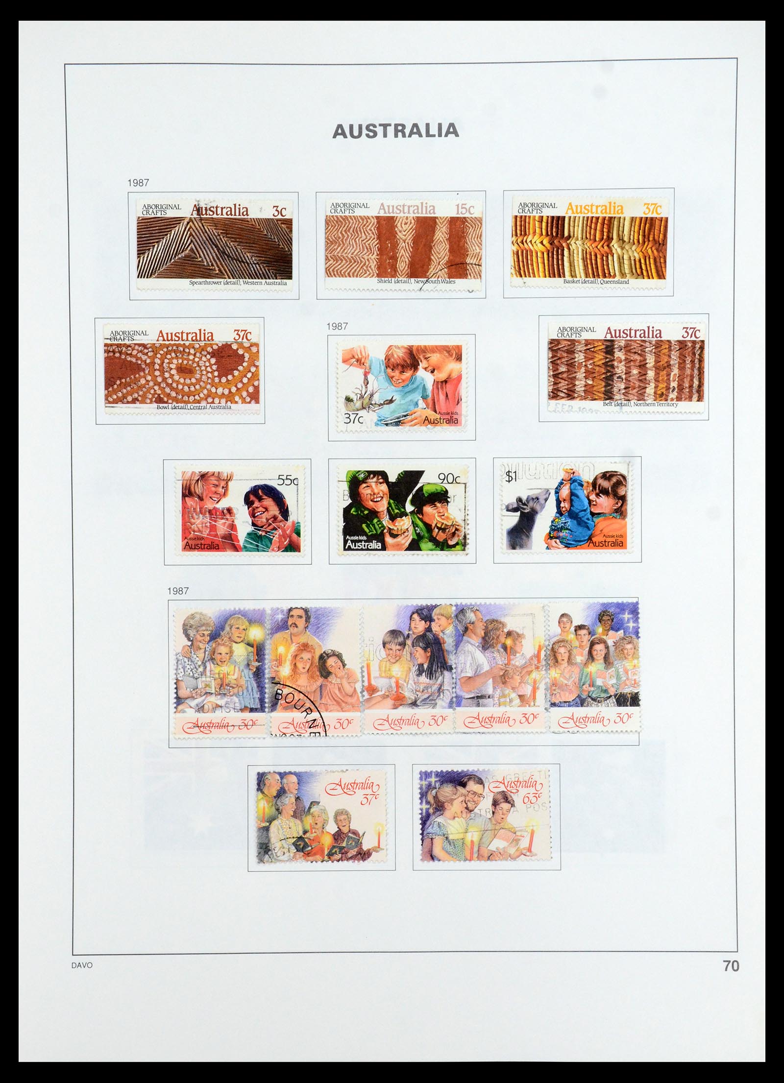 35777 083 - Postzegelverzameling 35777 Australische Staten/Australië 1860-2005.