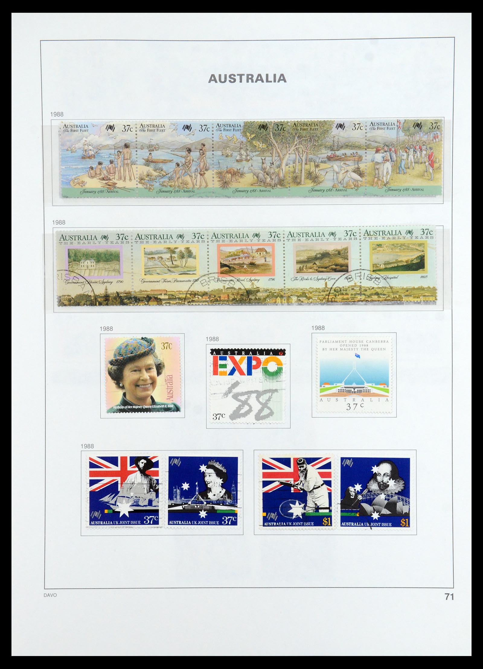 35777 084 - Postzegelverzameling 35777 Australische Staten/Australië 1860-2005.