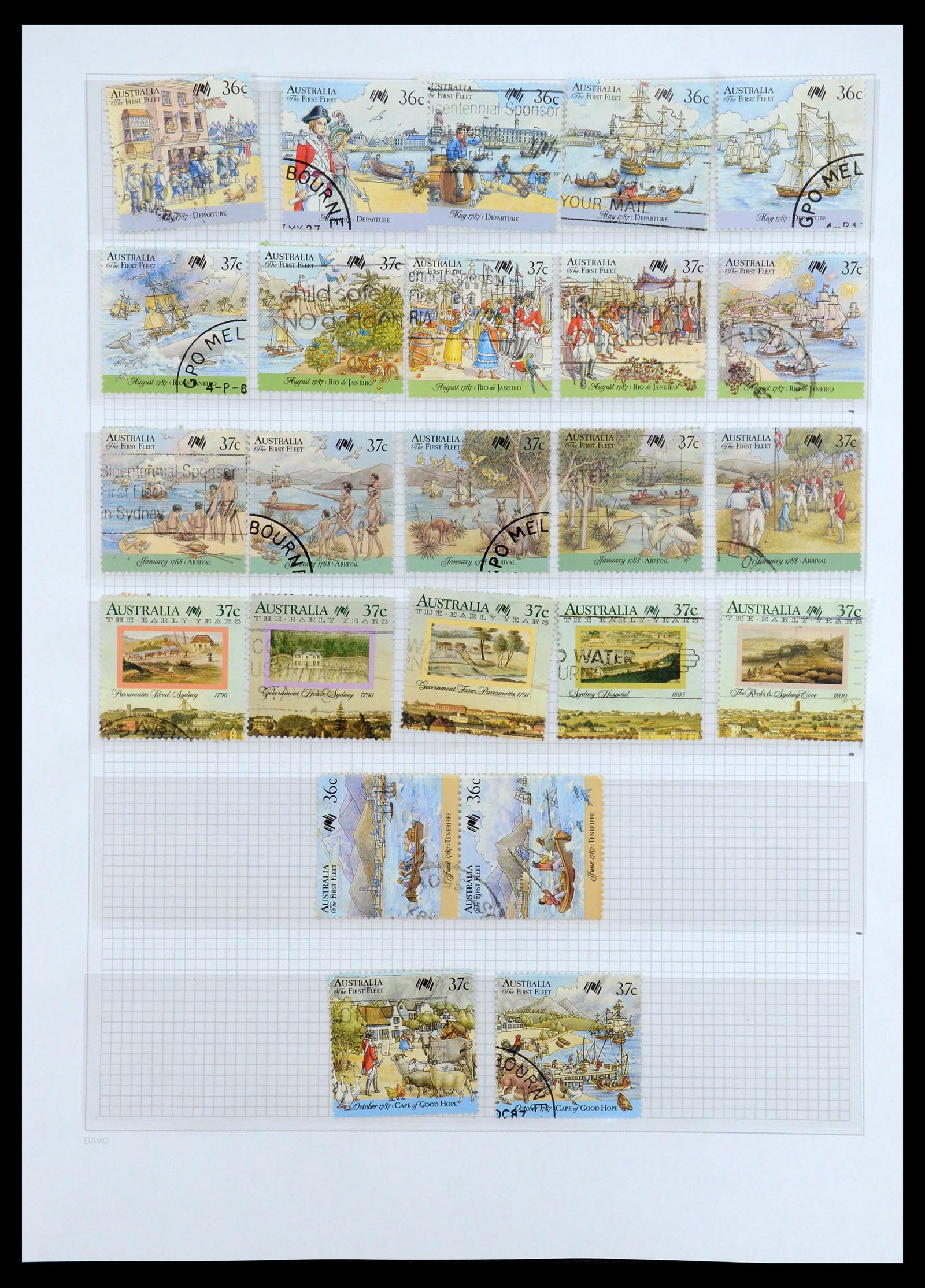 35777 085 - Postzegelverzameling 35777 Australische Staten/Australië 1860-2005.
