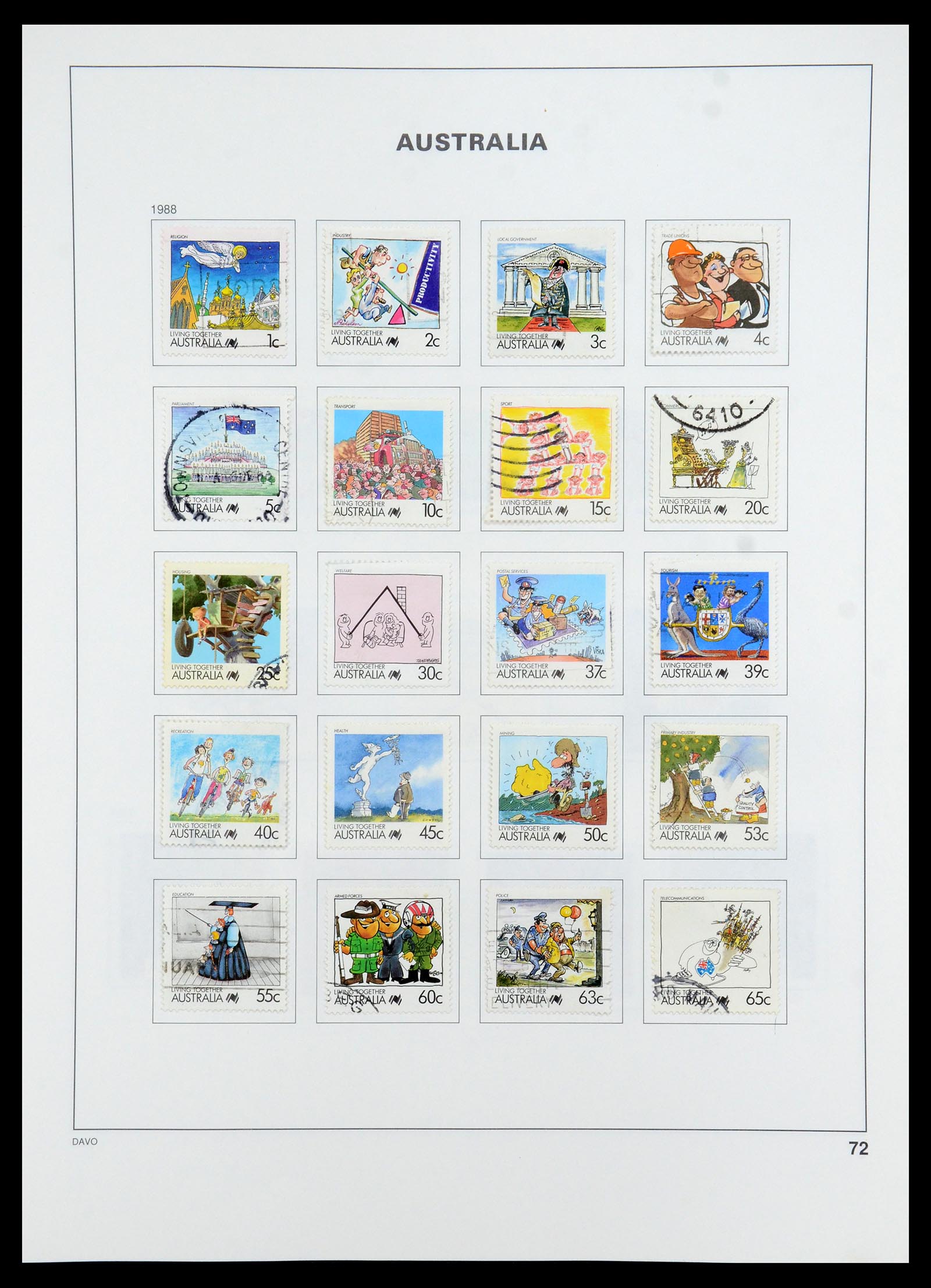 35777 086 - Stamp Collection 35777 Australian States/Australia 1860-2005.
