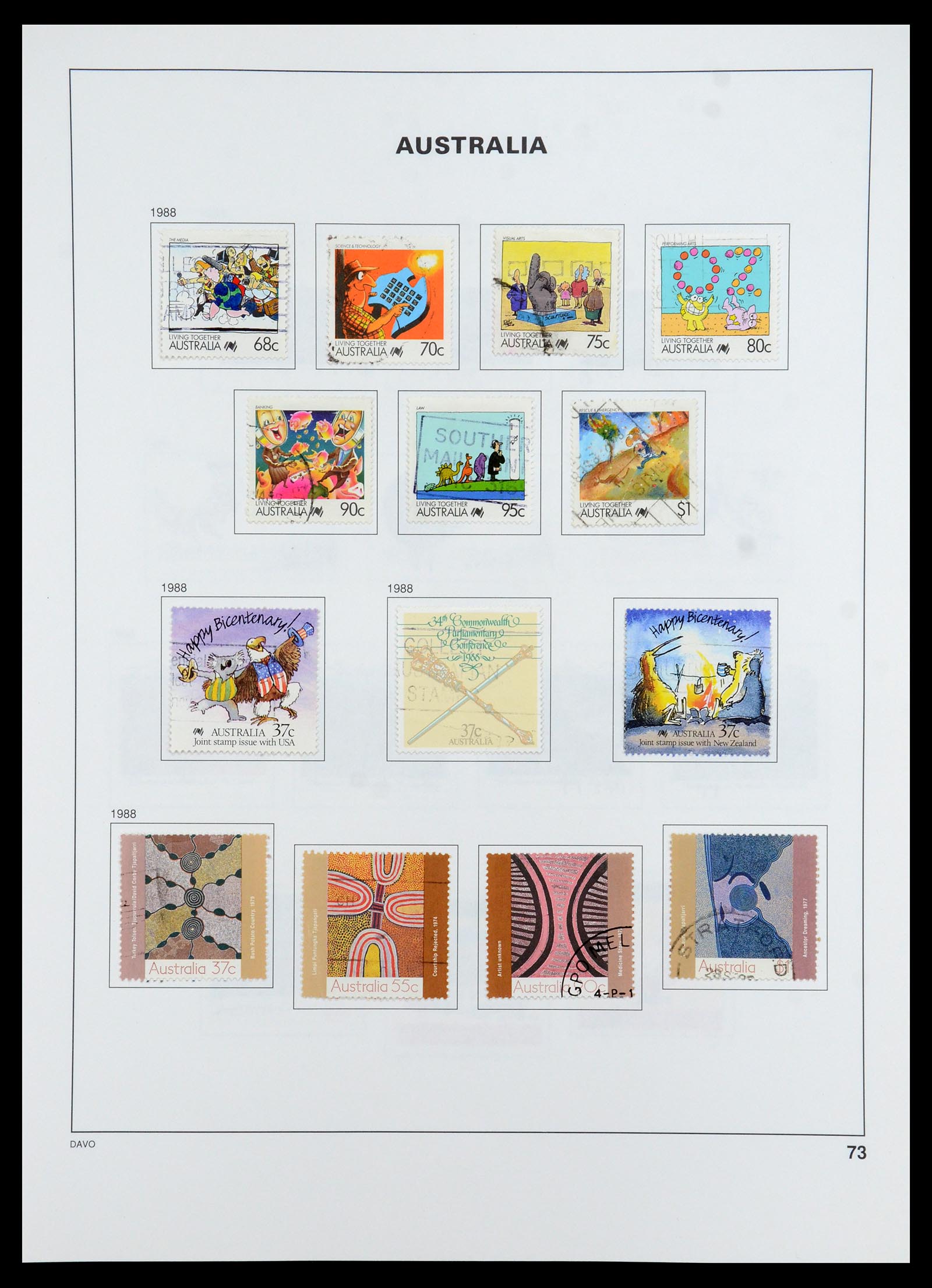 35777 087 - Stamp Collection 35777 Australian States/Australia 1860-2005.