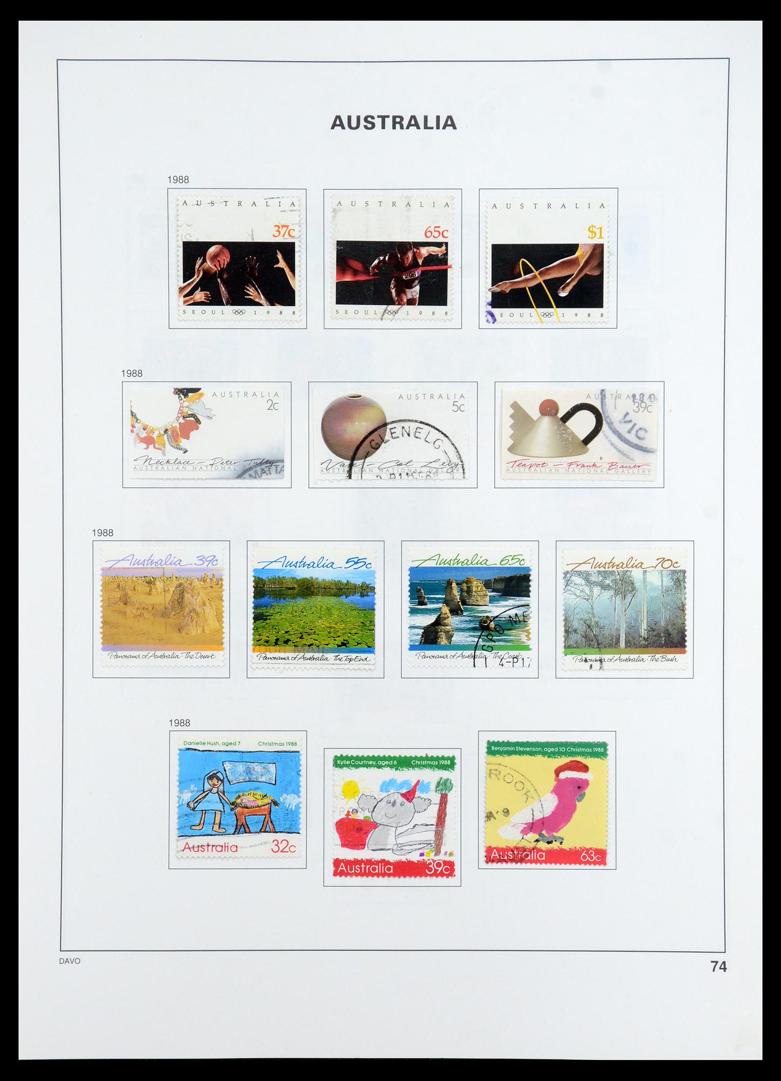 35777 088 - Postzegelverzameling 35777 Australische Staten/Australië 1860-2005.
