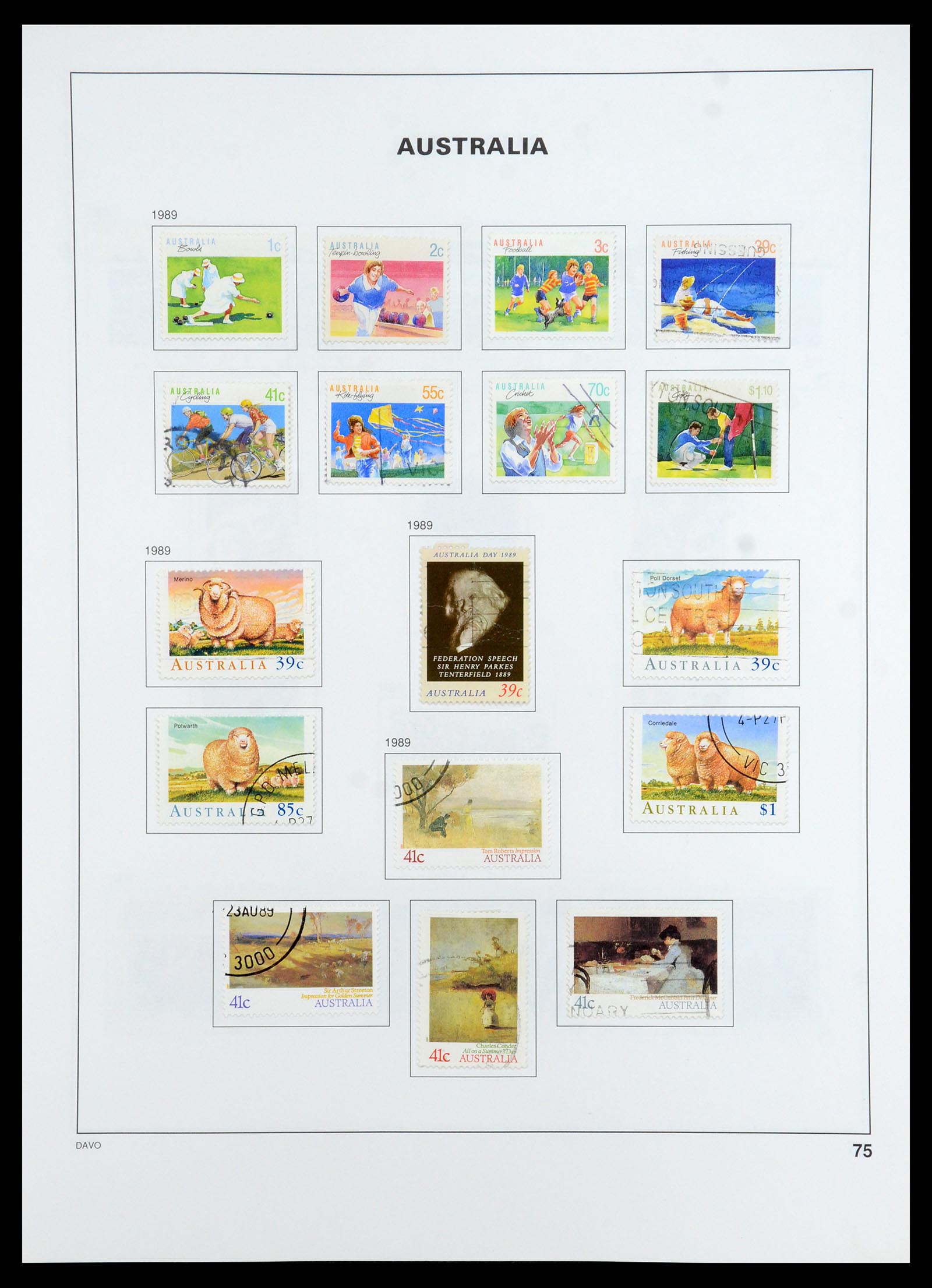 35777 089 - Postzegelverzameling 35777 Australische Staten/Australië 1860-2005.
