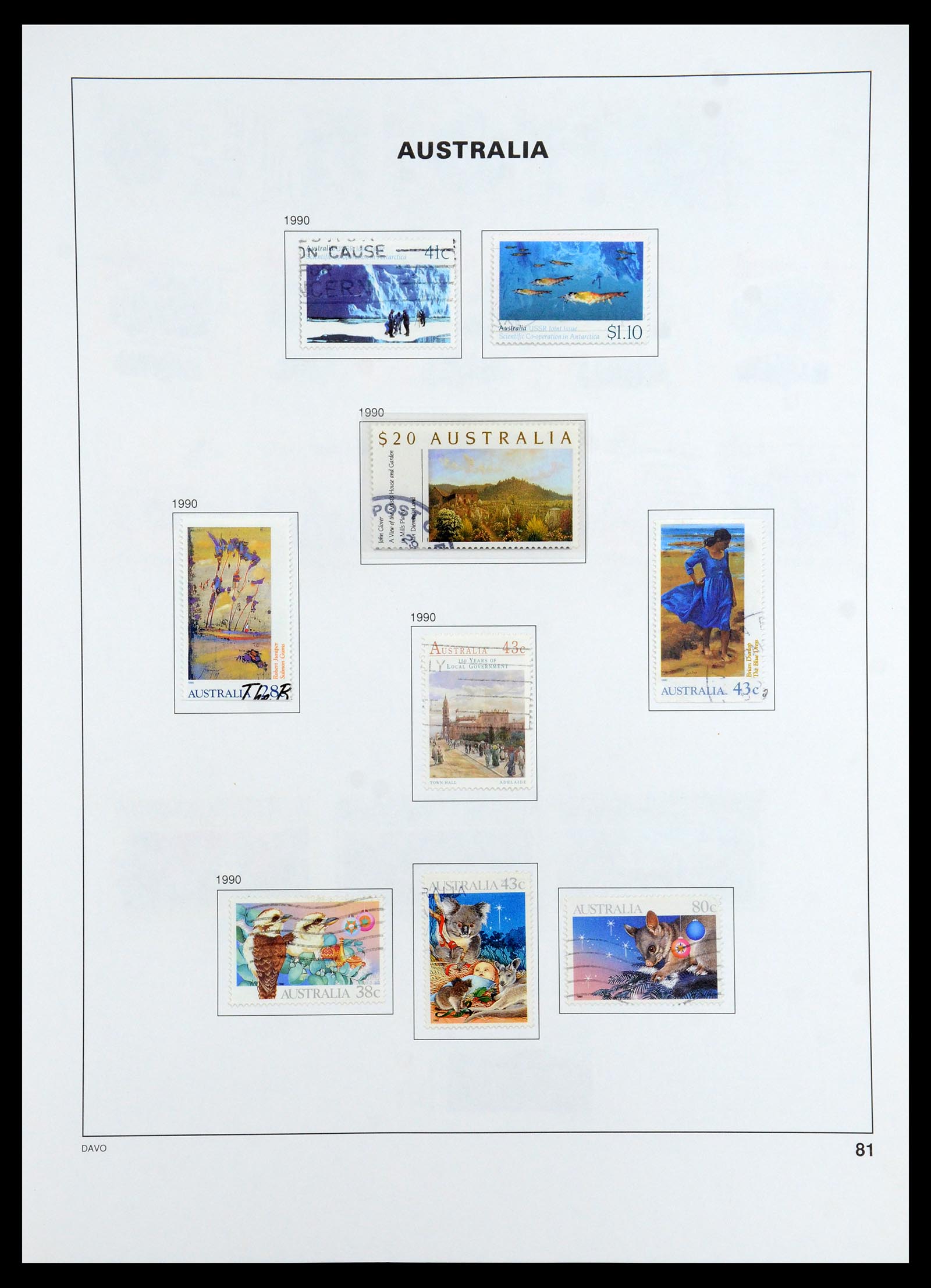 35777 095 - Stamp Collection 35777 Australian States/Australia 1860-2005.