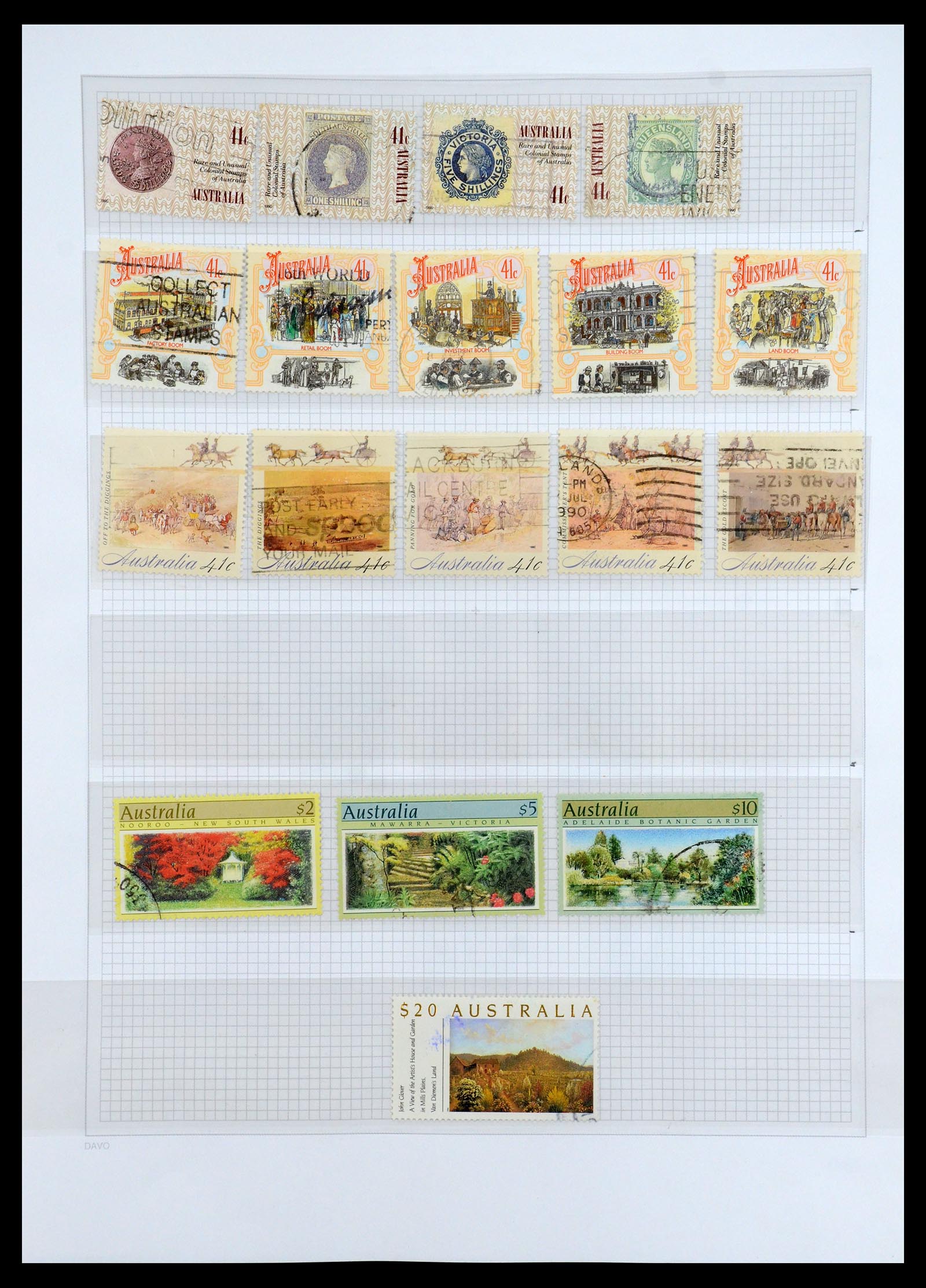 35777 096 - Stamp Collection 35777 Australian States/Australia 1860-2005.