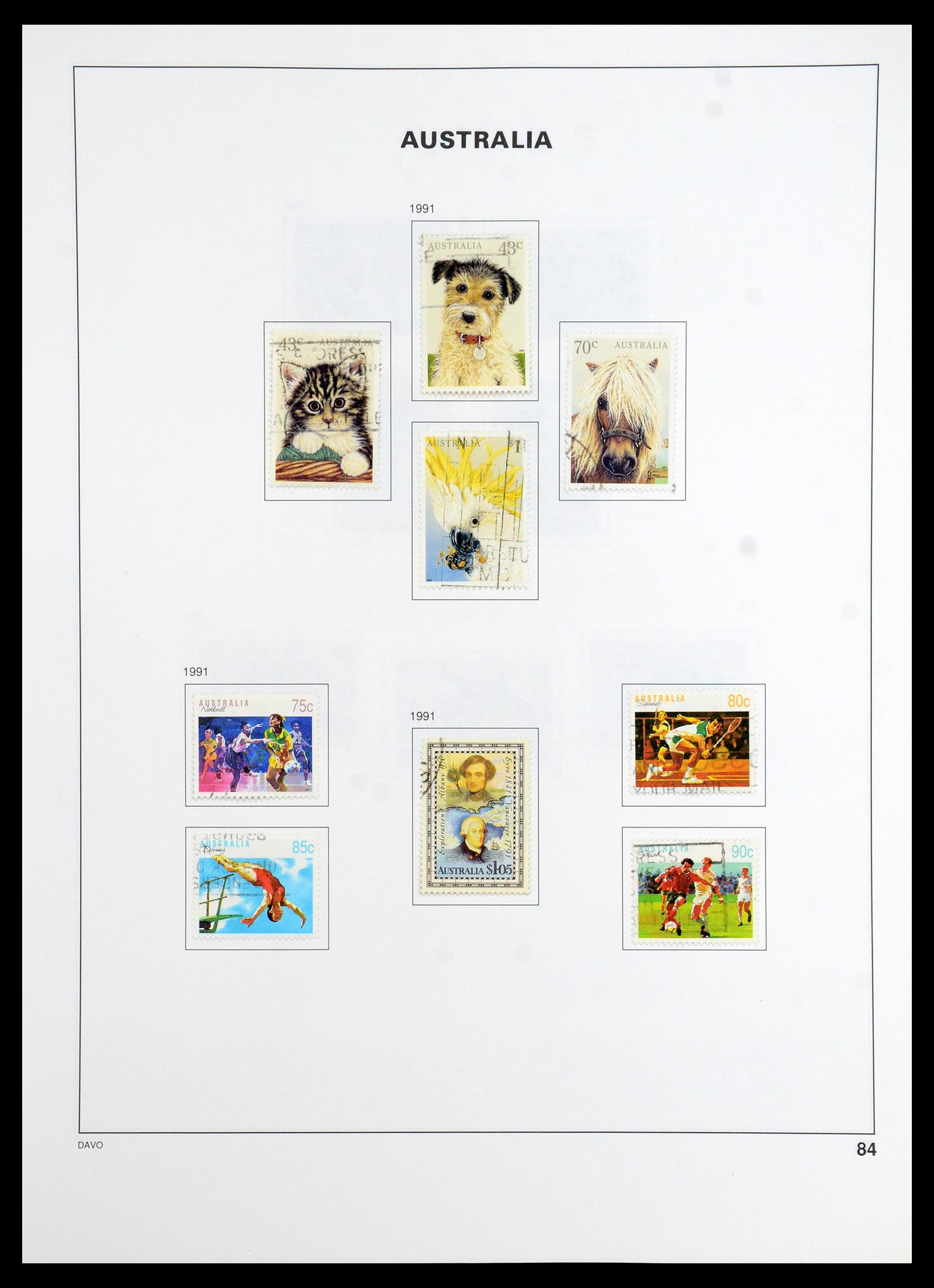35777 100 - Postzegelverzameling 35777 Australische Staten/Australië 1860-2005.
