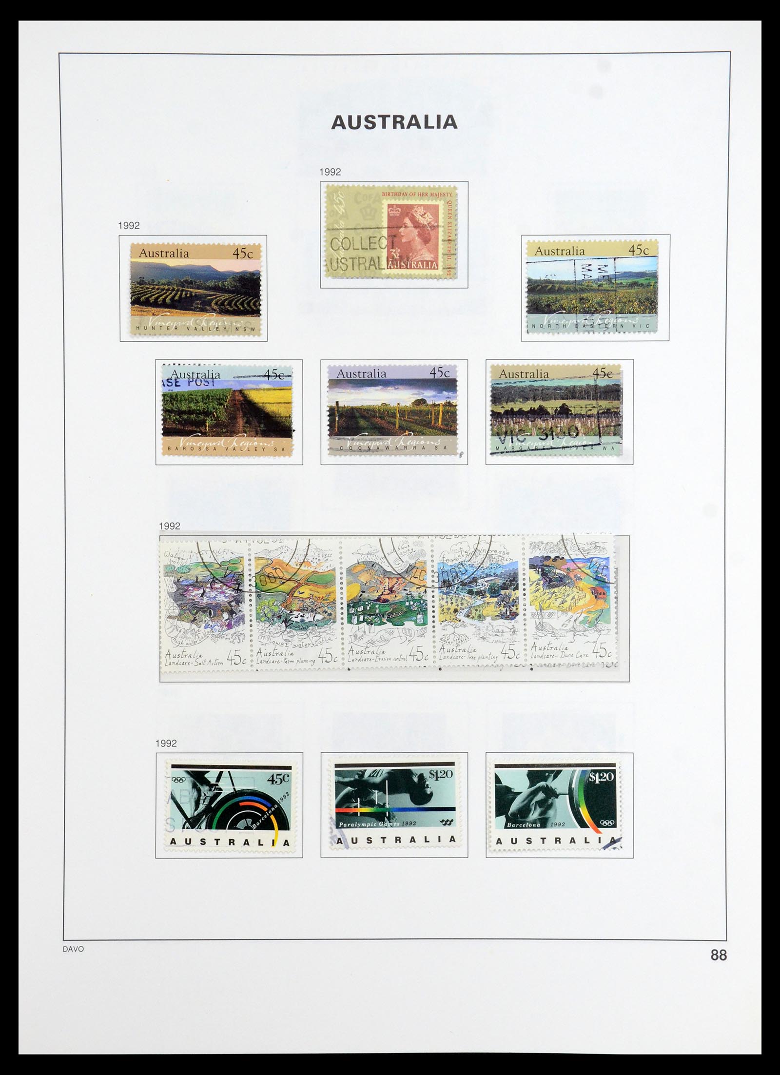 35777 104 - Stamp Collection 35777 Australian States/Australia 1860-2005.